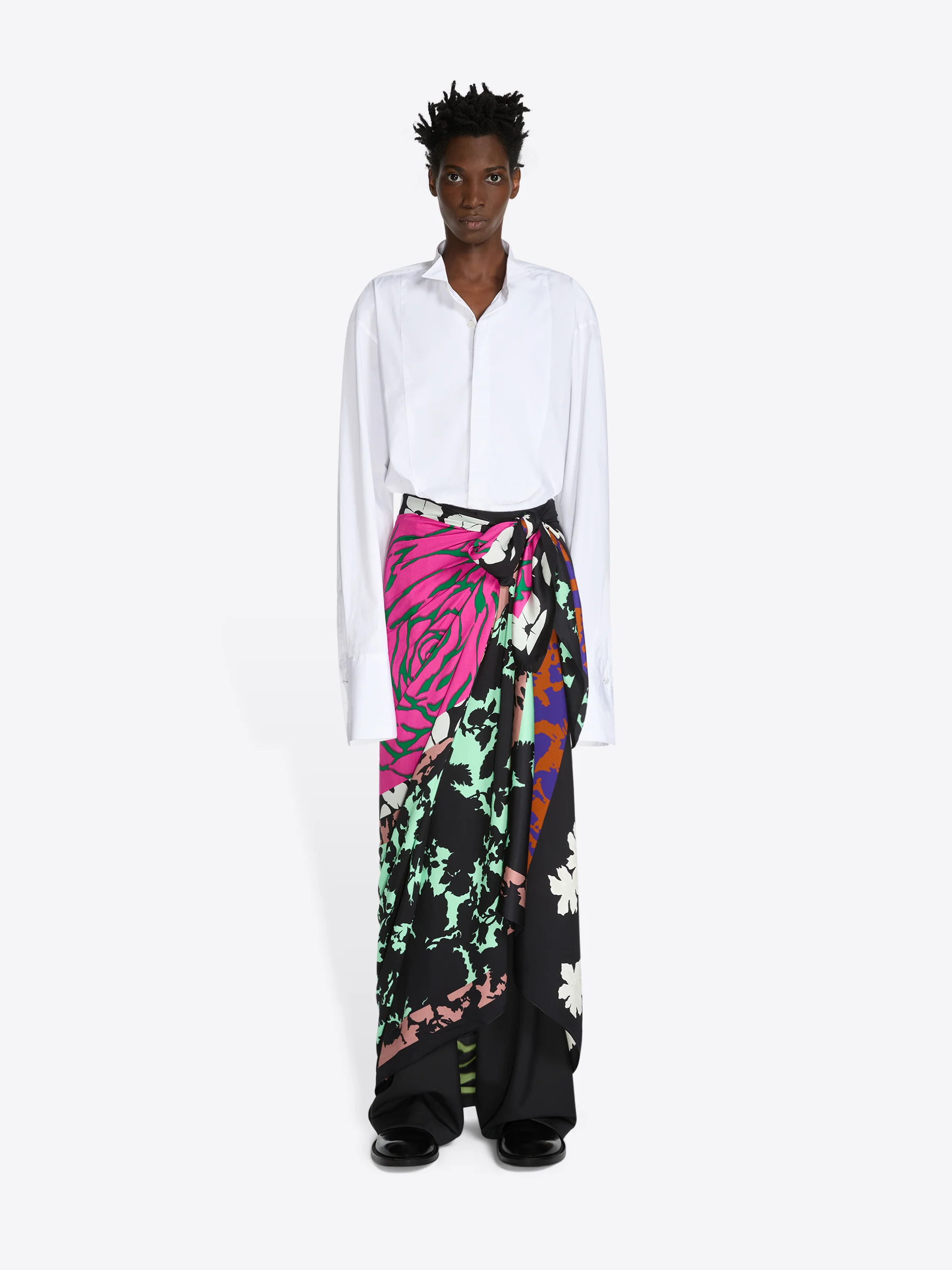 Printed viscose scarf - Image 6