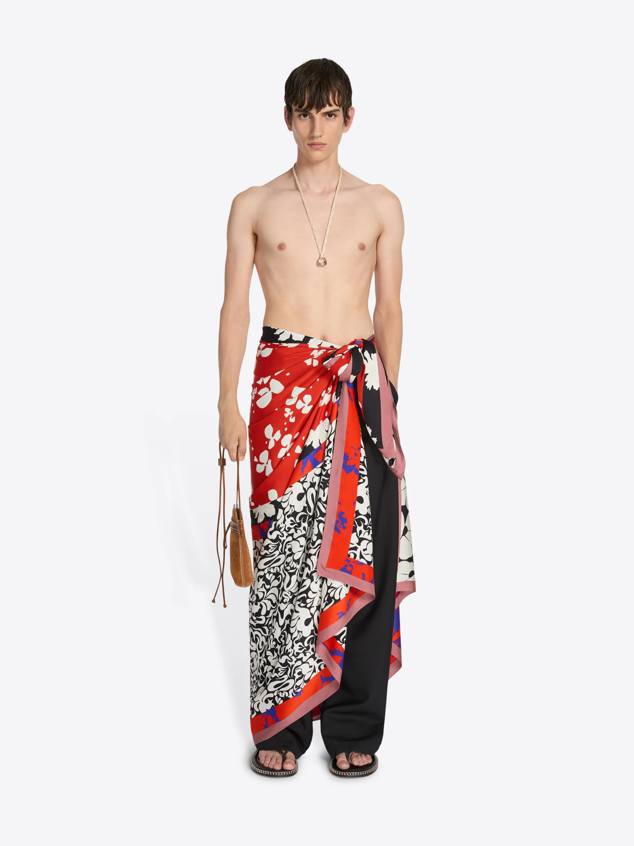 Printed viscose scarf - Image 9