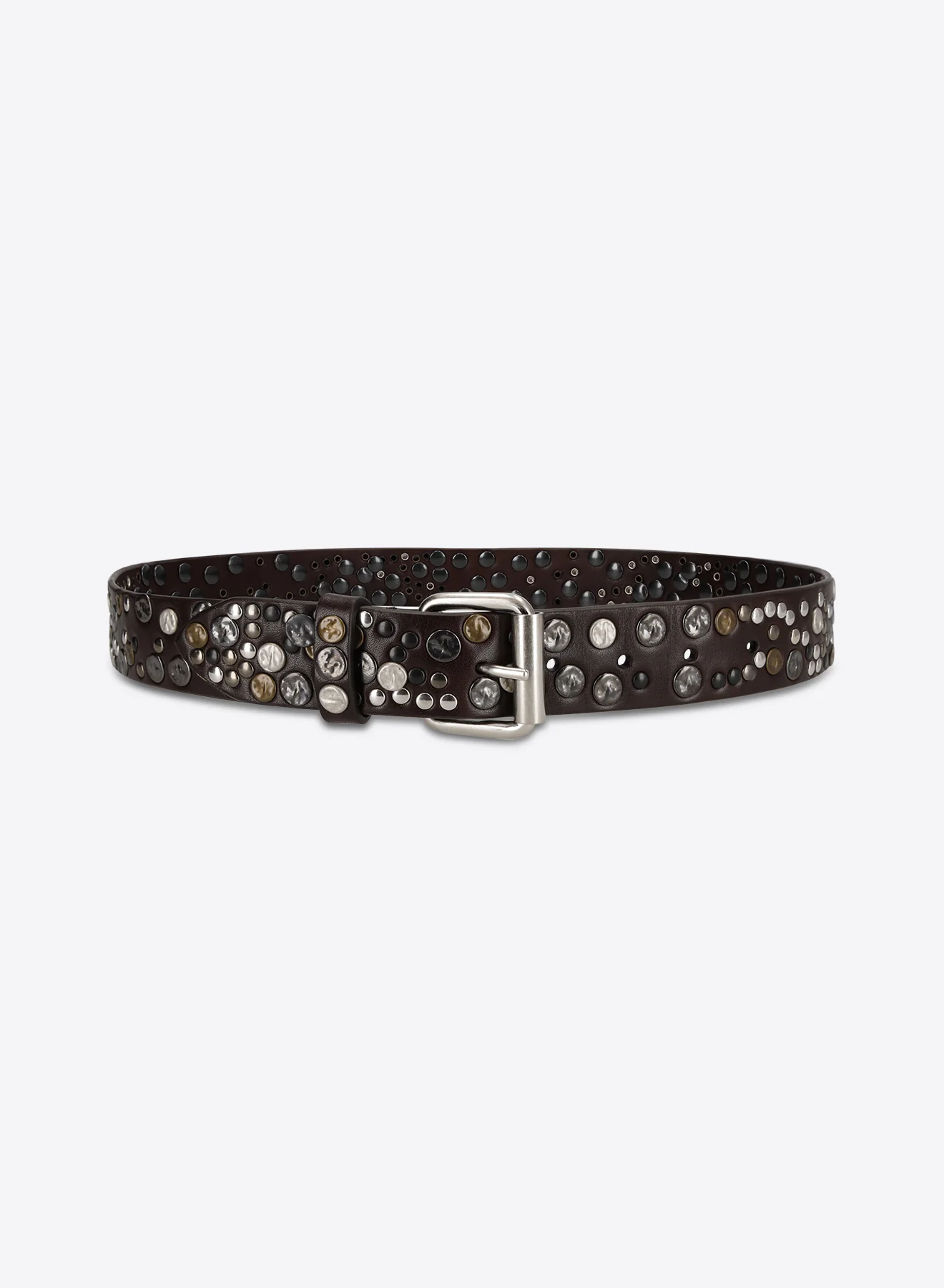 Studded leather belt - Image 2