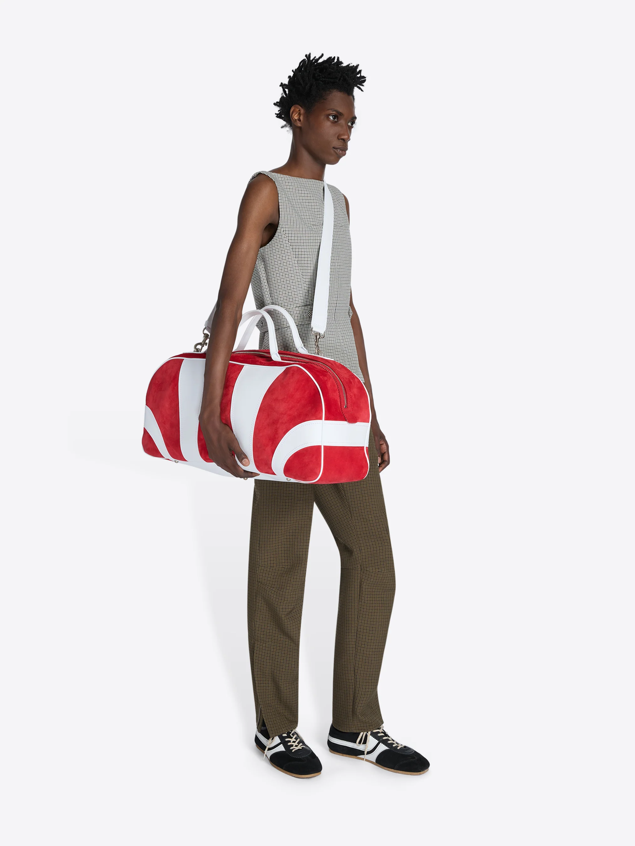 Suede weekend bag - Image 6