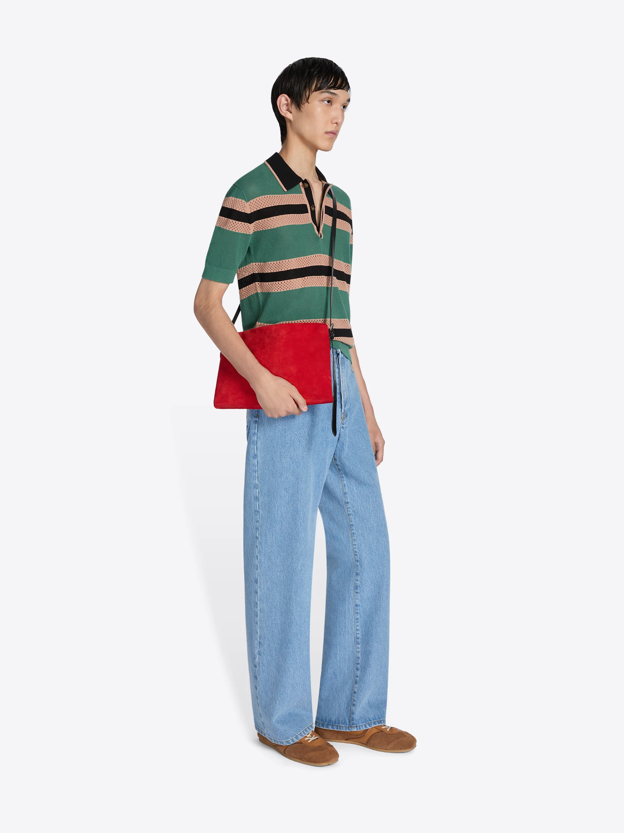 Suede crossbody bag - Image 7