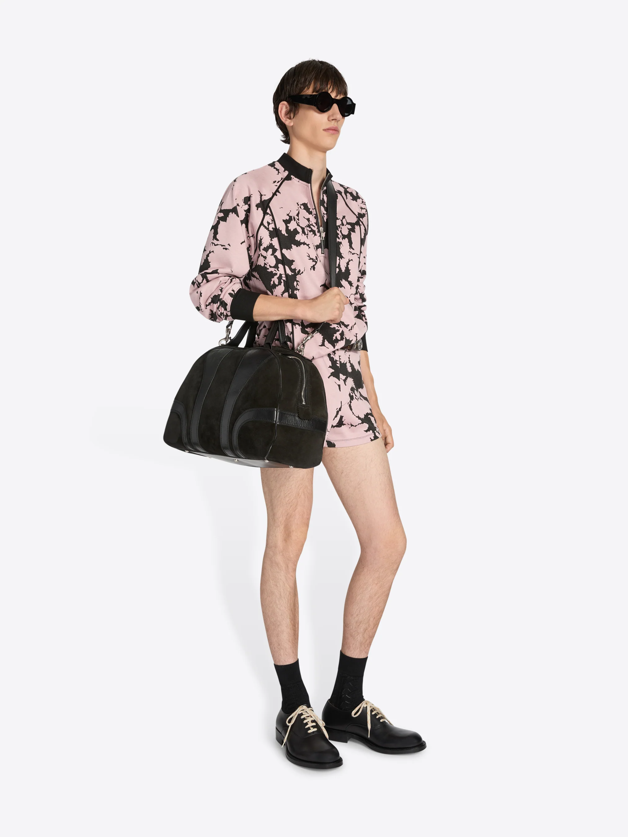 Suede duffle bag - Image 14