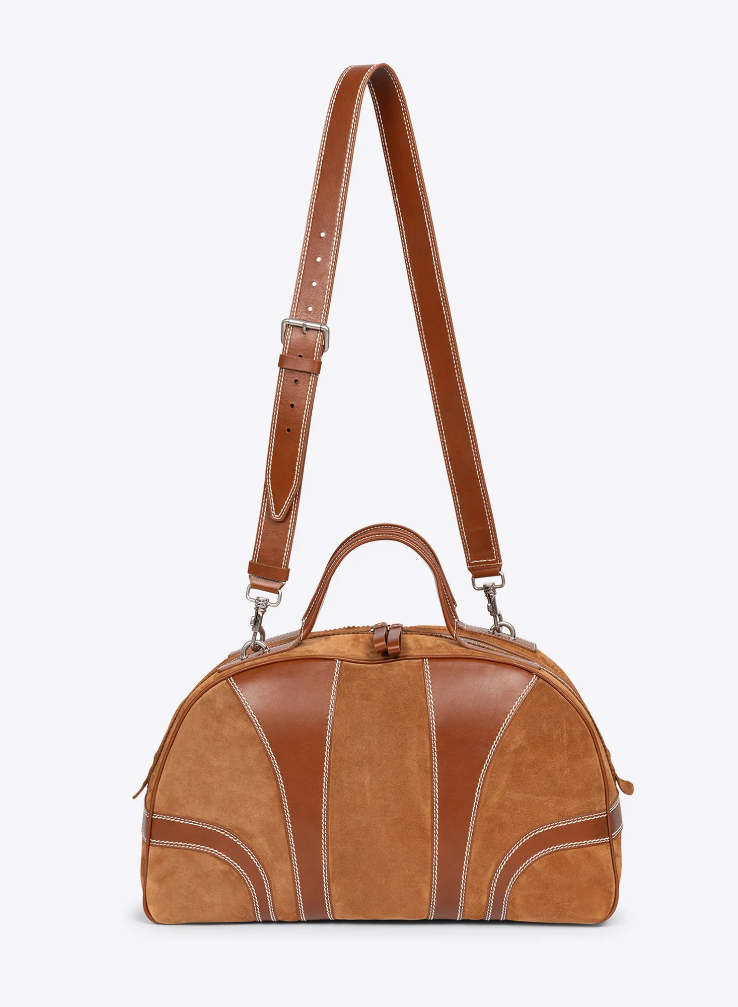 Suede duffle bag - Image 2