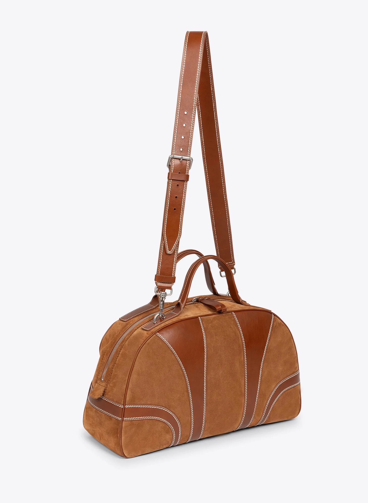 Suede duffle bag - Image 3