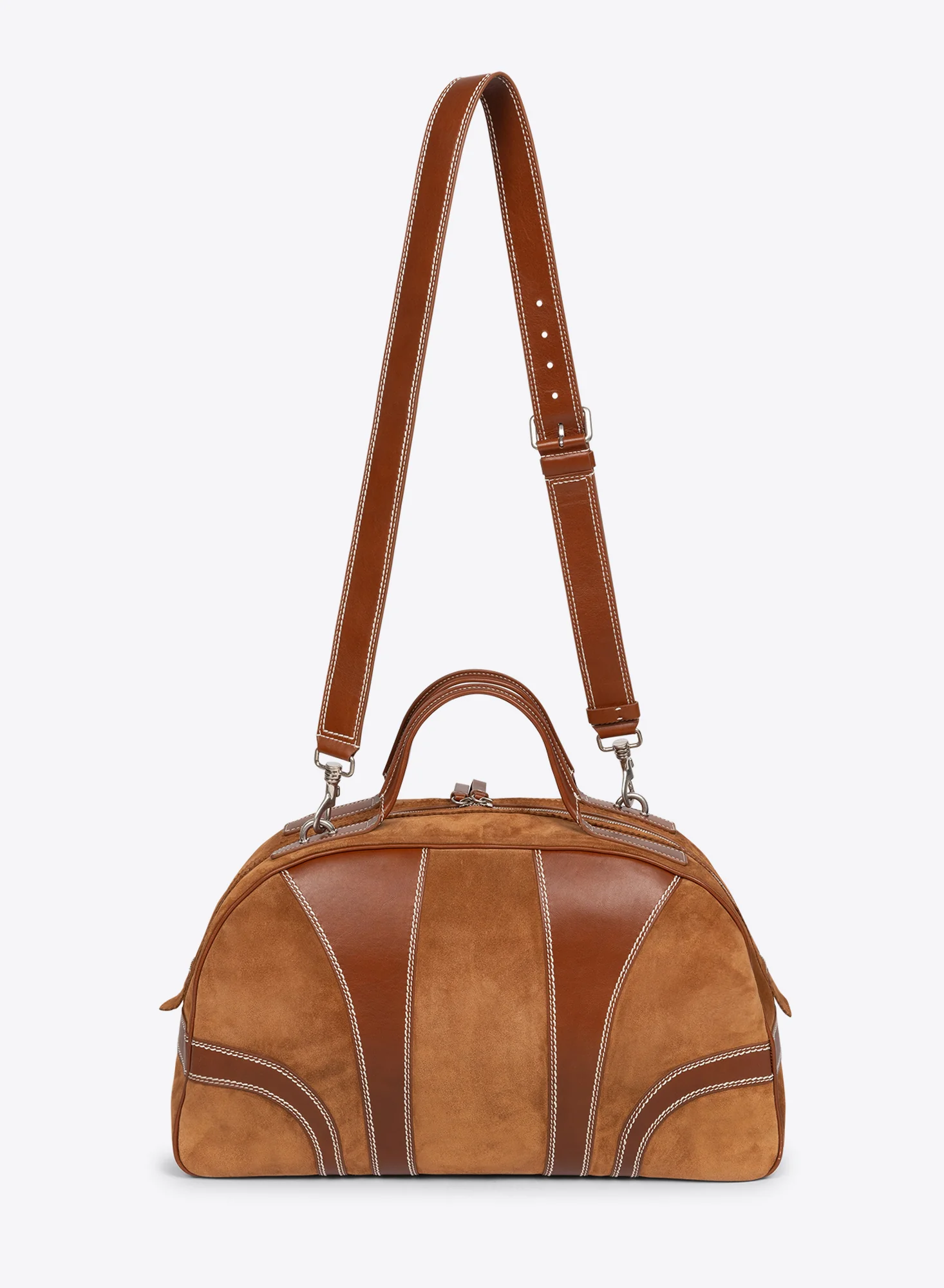 Suede duffle bag - Image 4