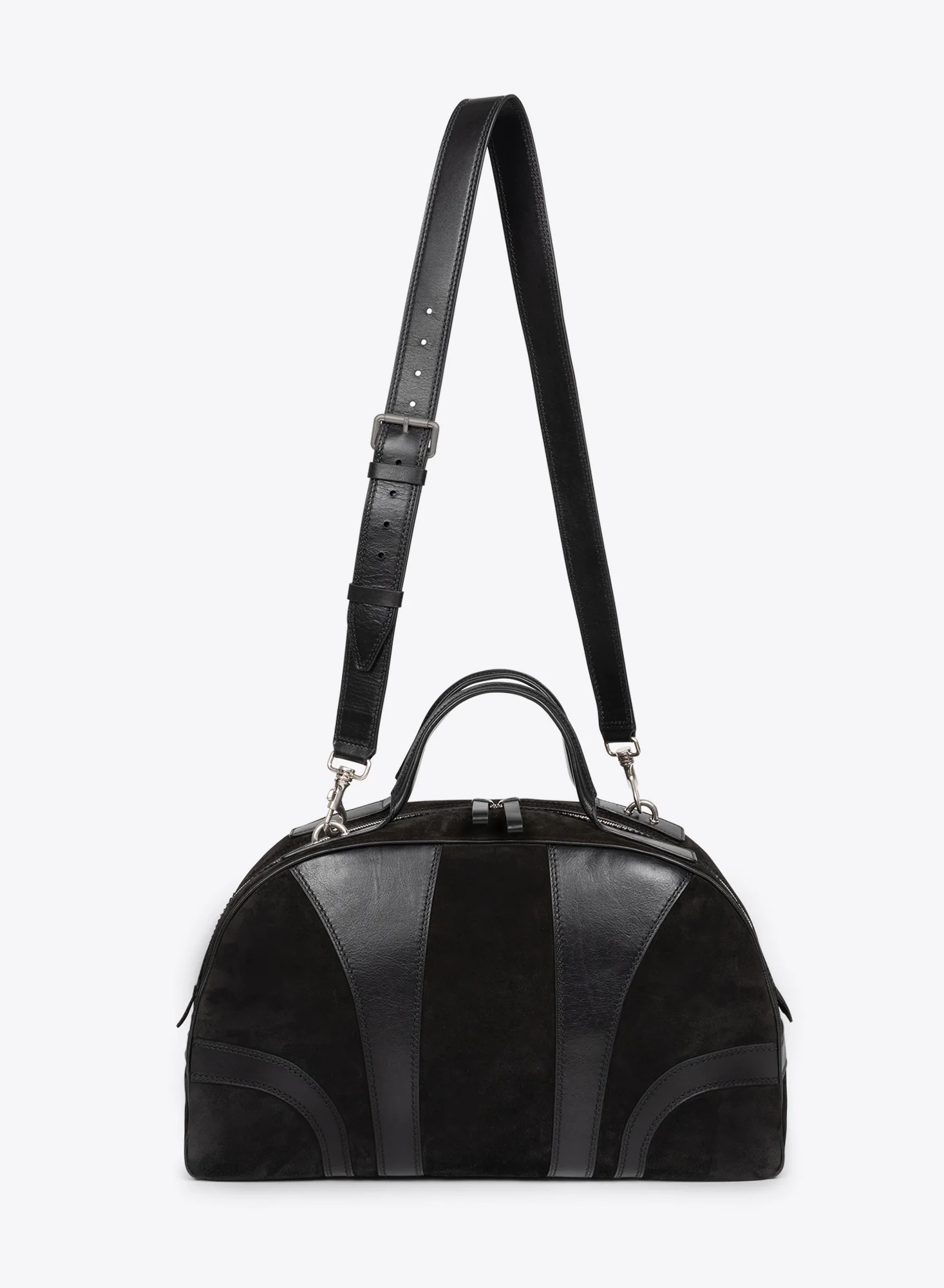 Suede duffle bag - Image 7