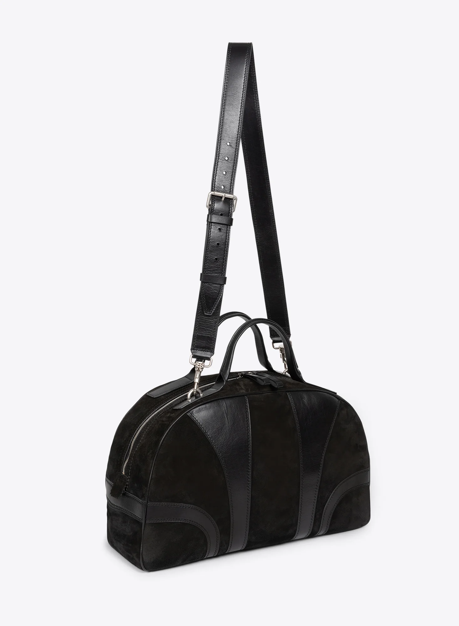 Suede duffle bag - Image 8