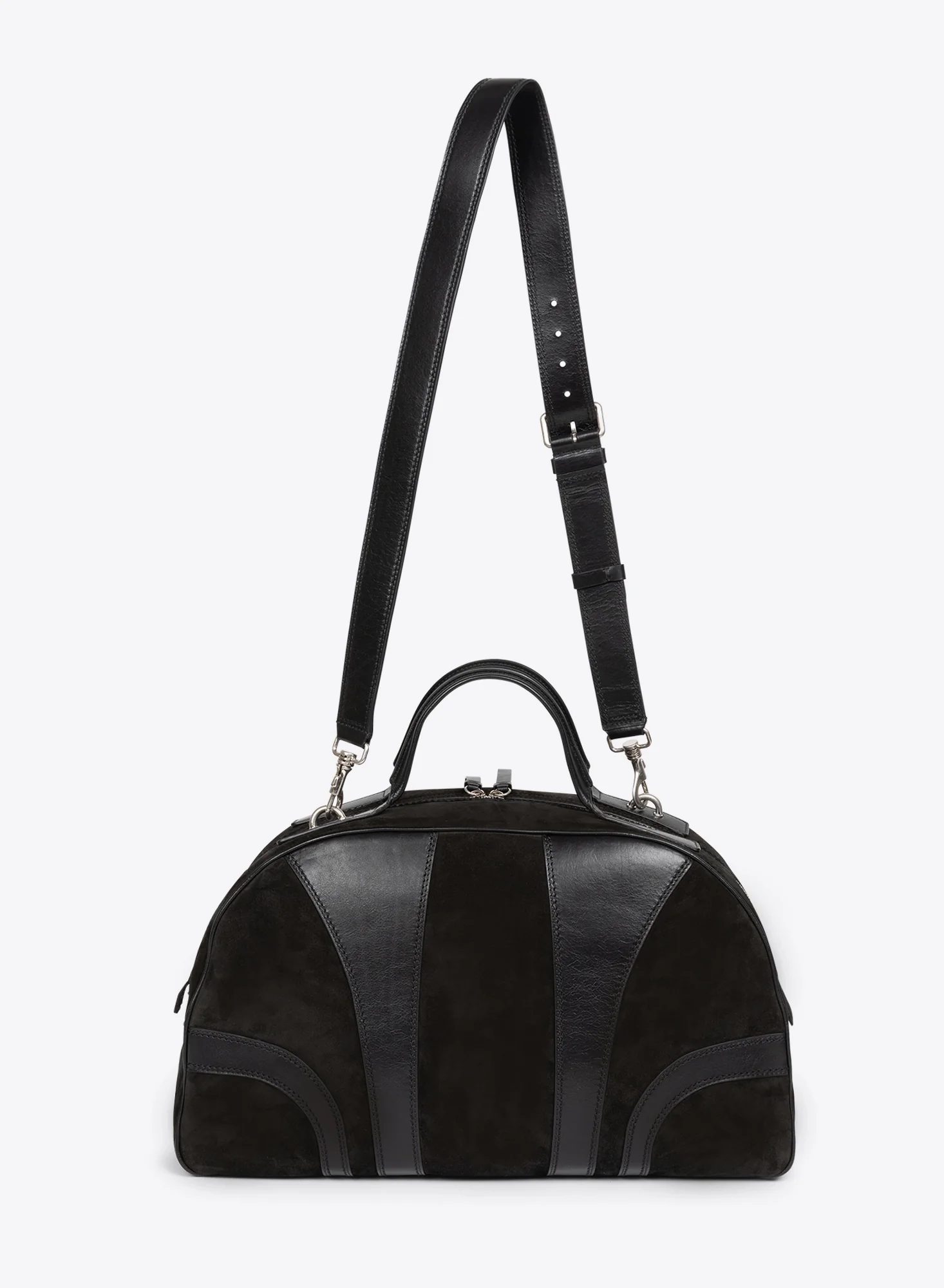 Suede duffle bag - Image 9
