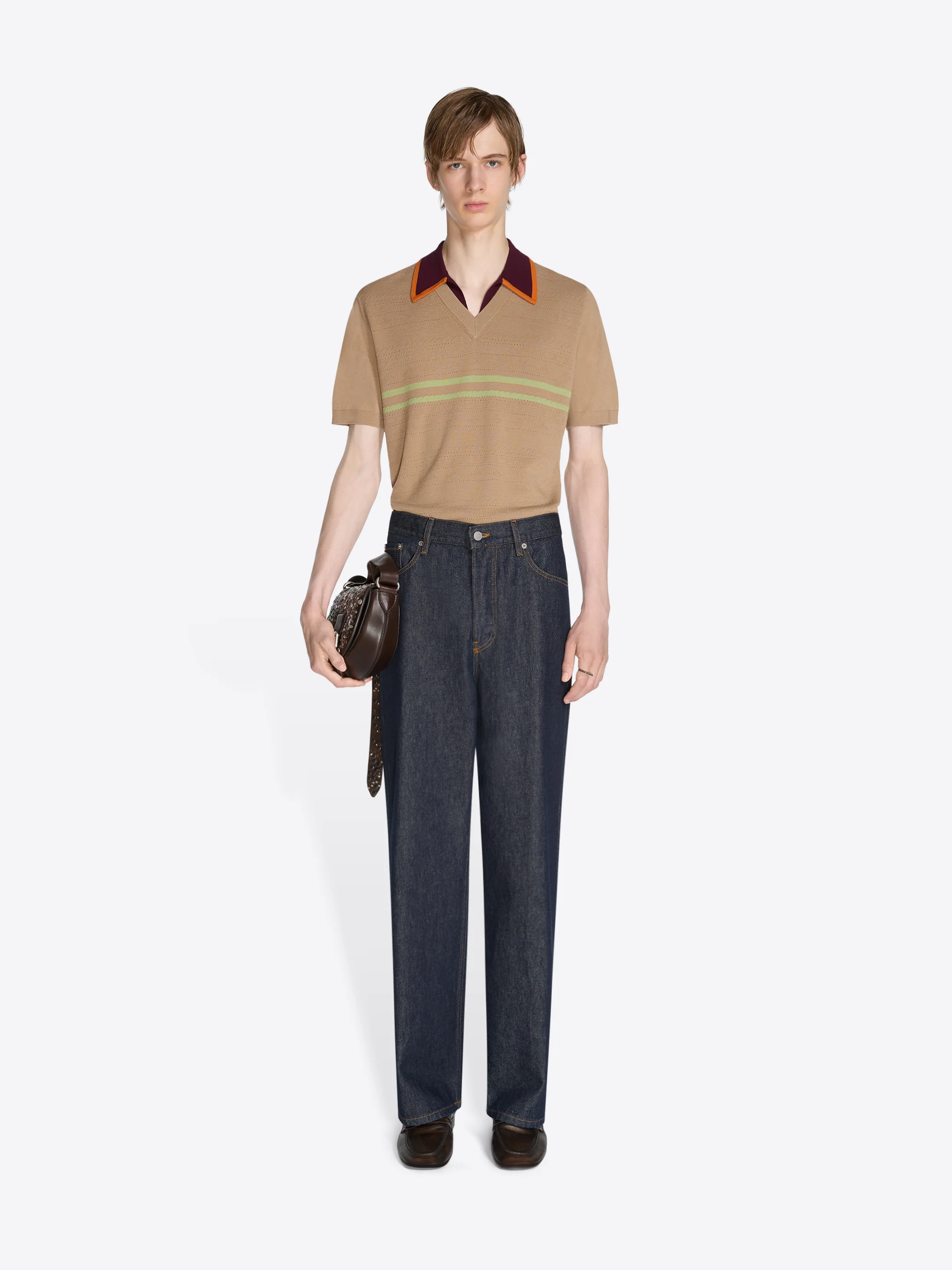 Leather crossbody bag - Image 5