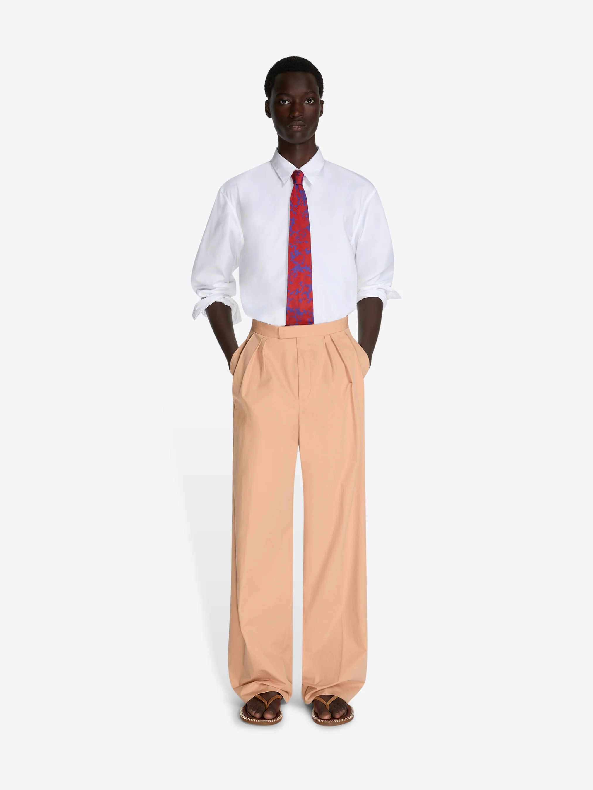 Printed silk tie - Image 3