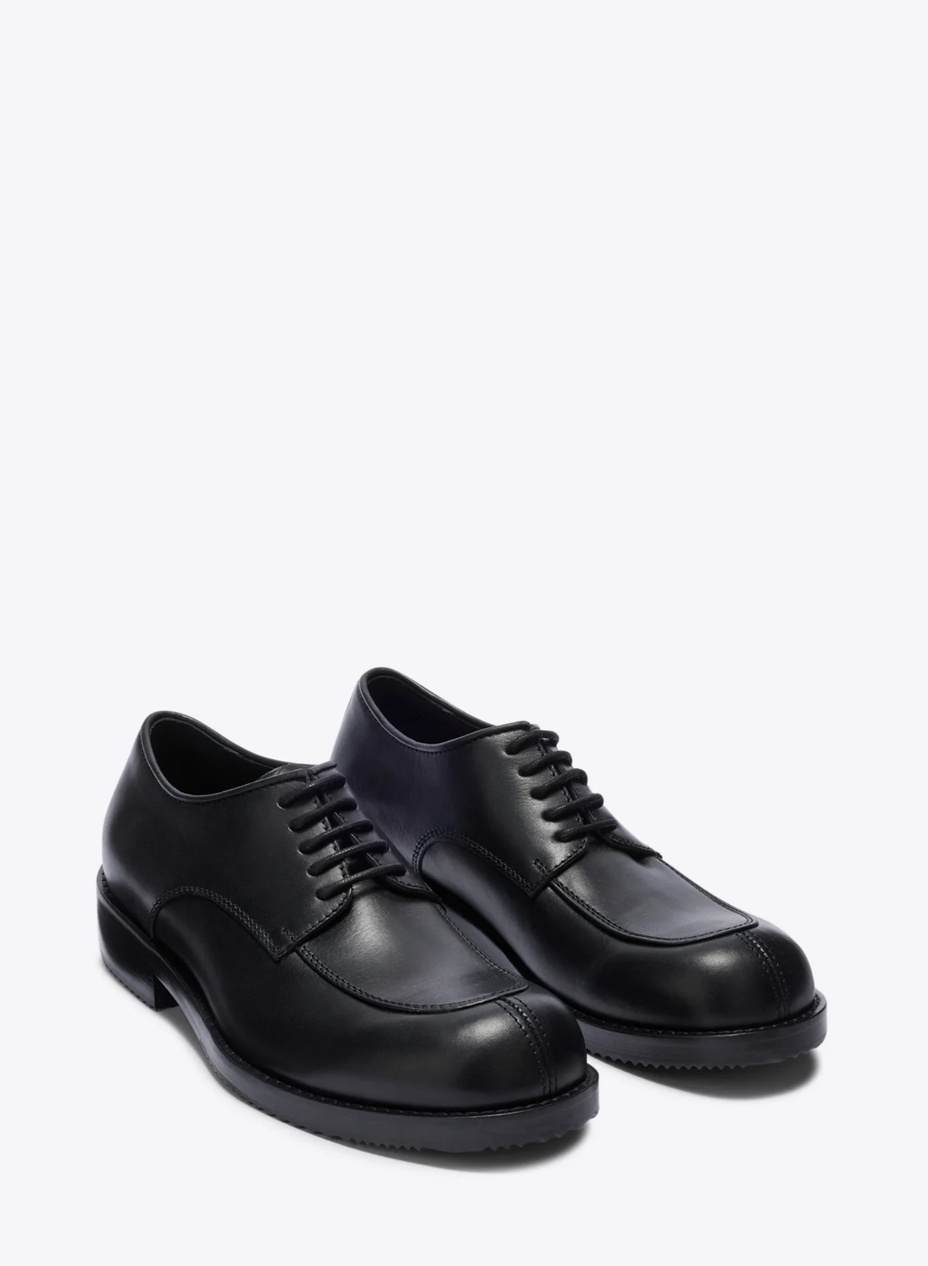 Leather derby shoes - Image 7