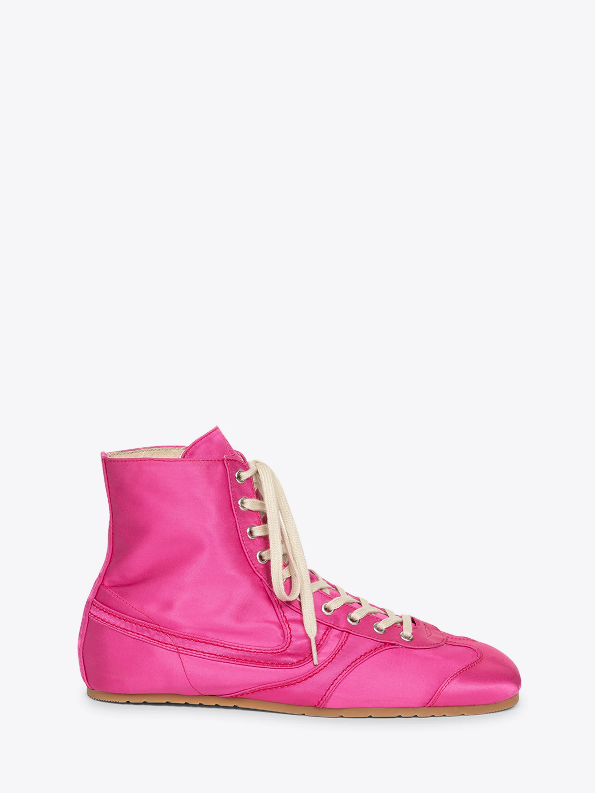 Satin high top sneakers - Image 2