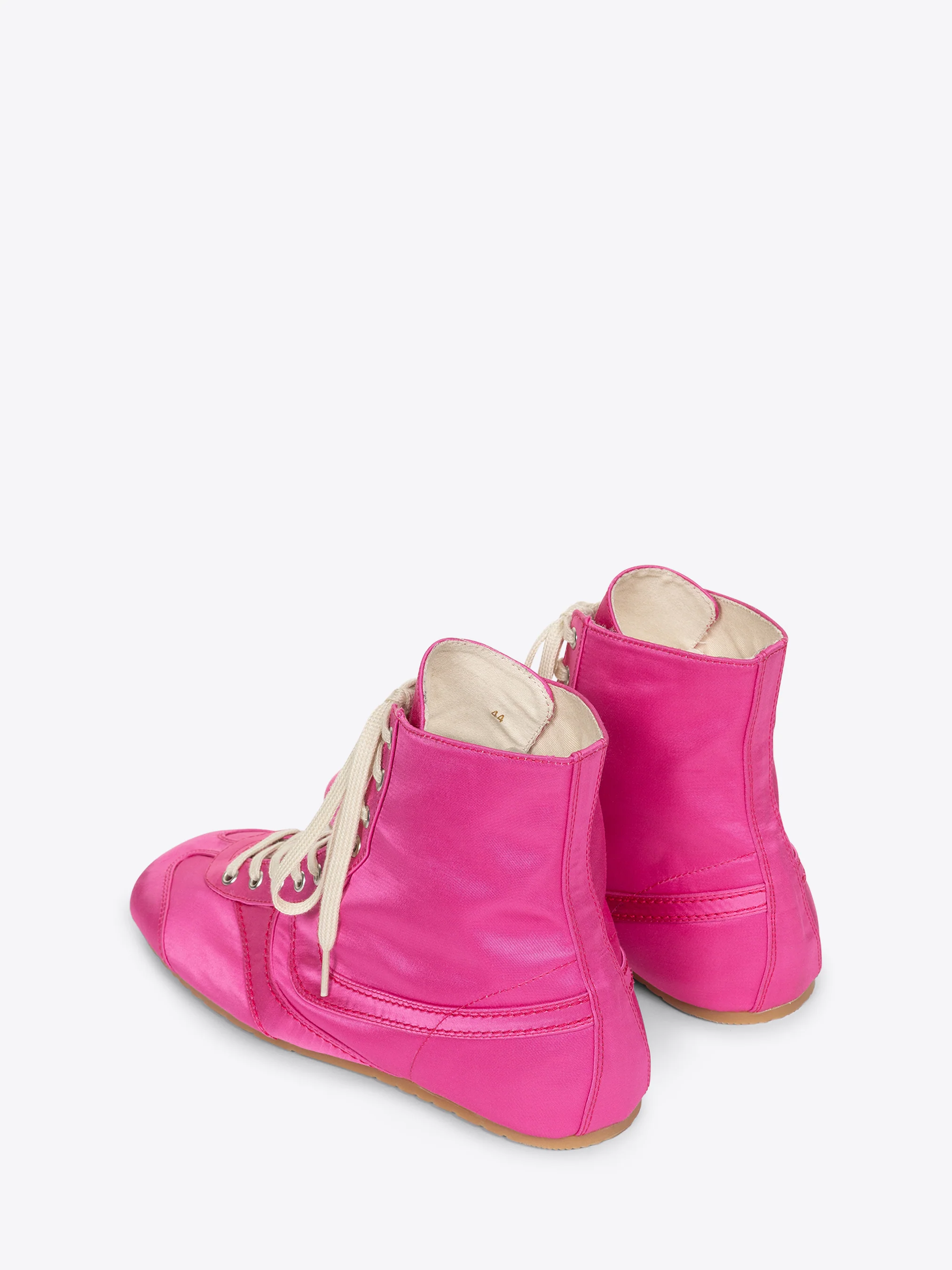 Satin high top sneakers - Image 4