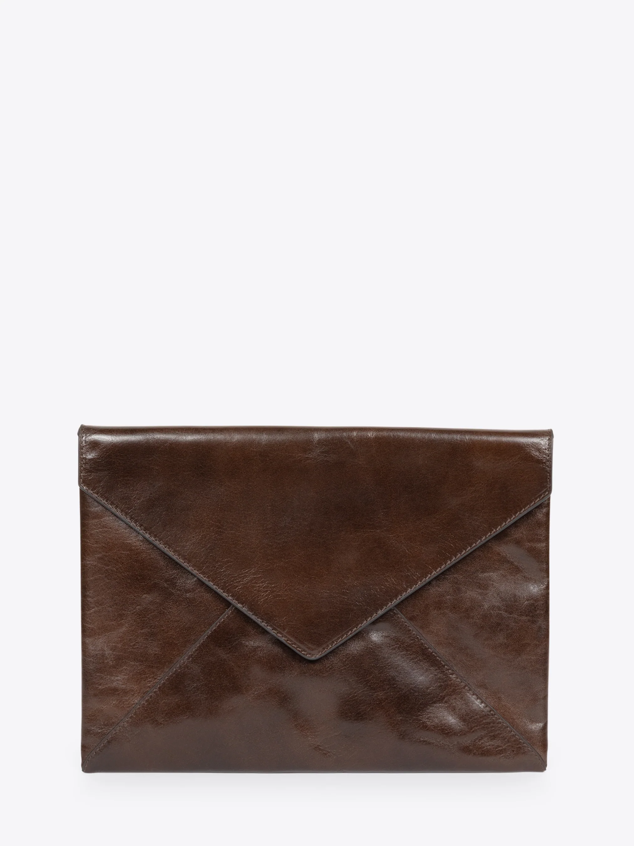 Large leather envelope pouch - Image 2