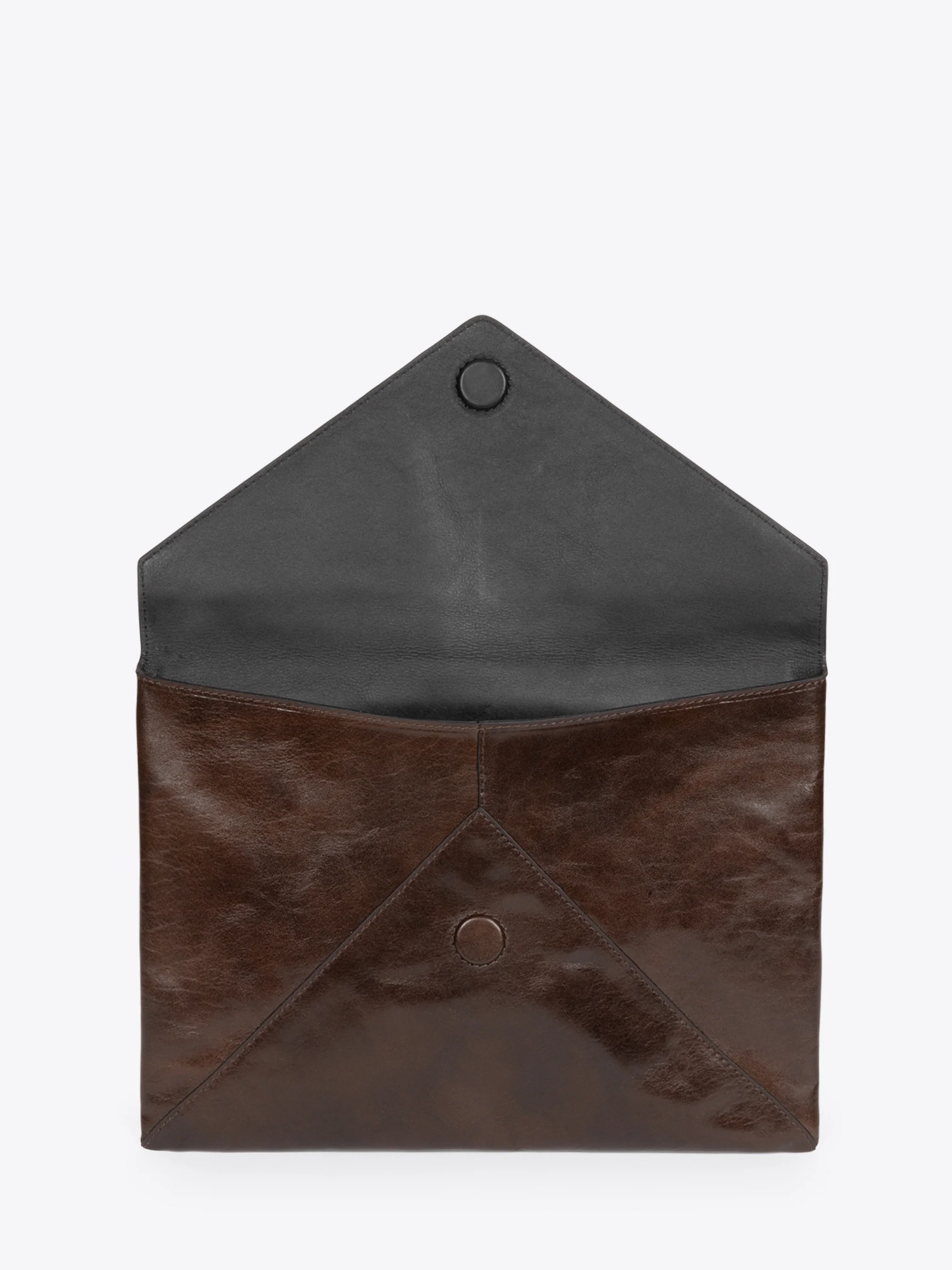 Large leather envelope pouch - Image 3