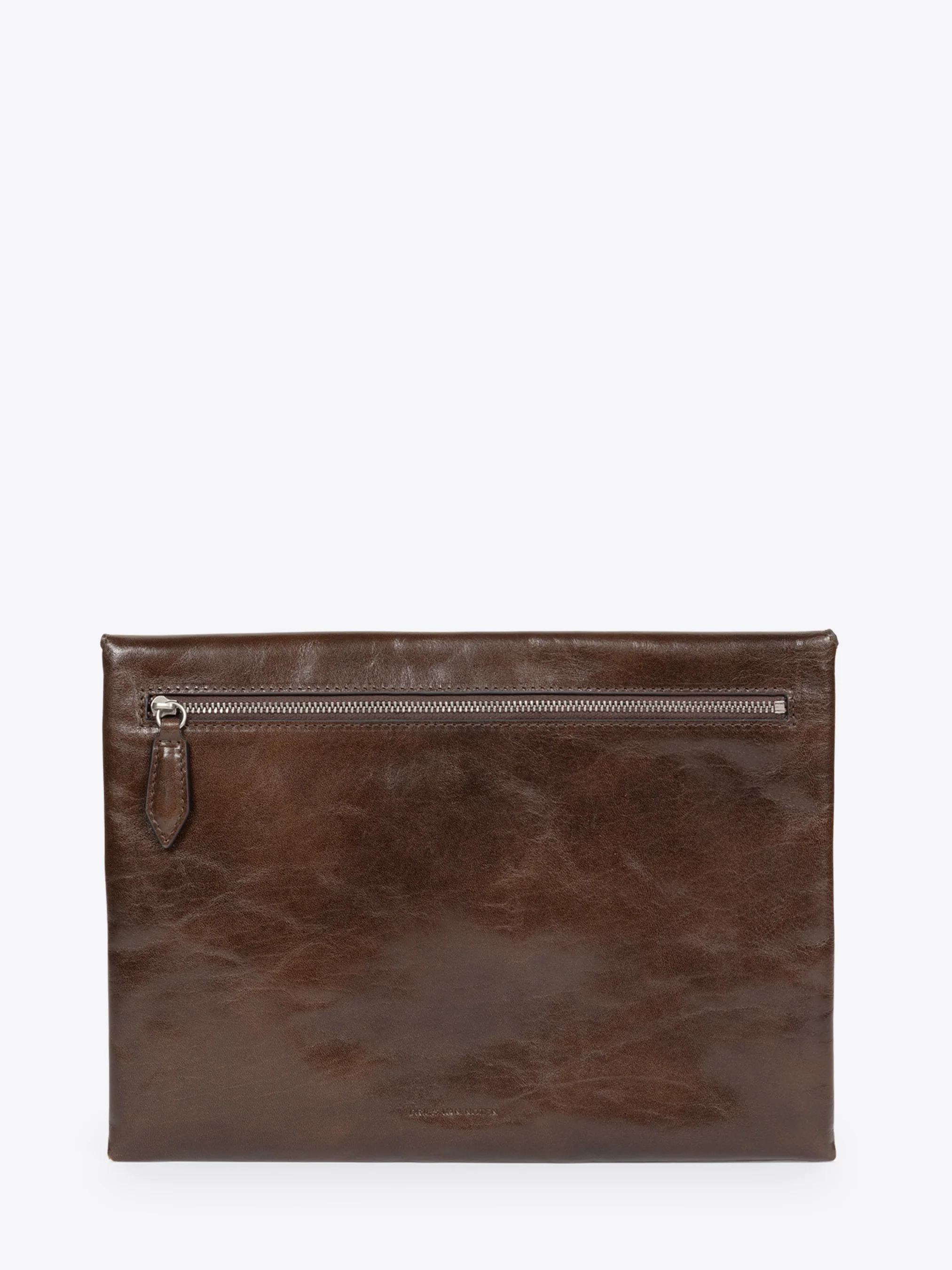 Large leather envelope pouch - Image 4