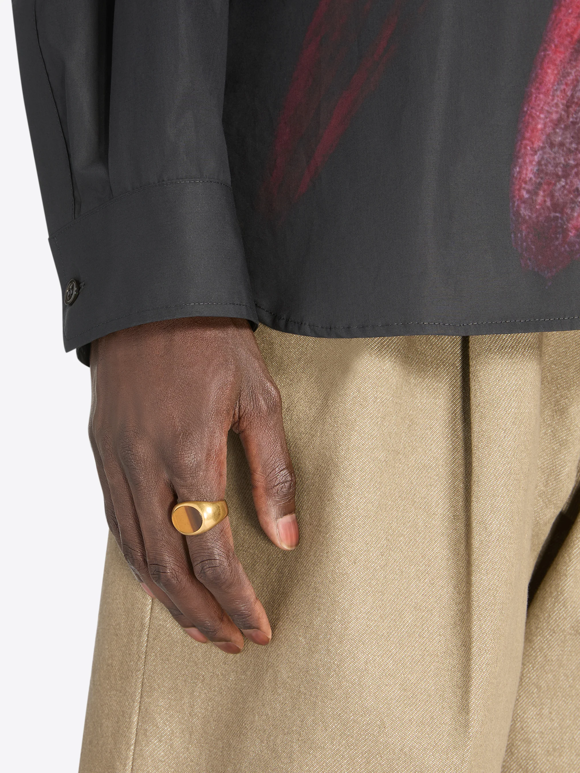 Stone signet ring - Image 4