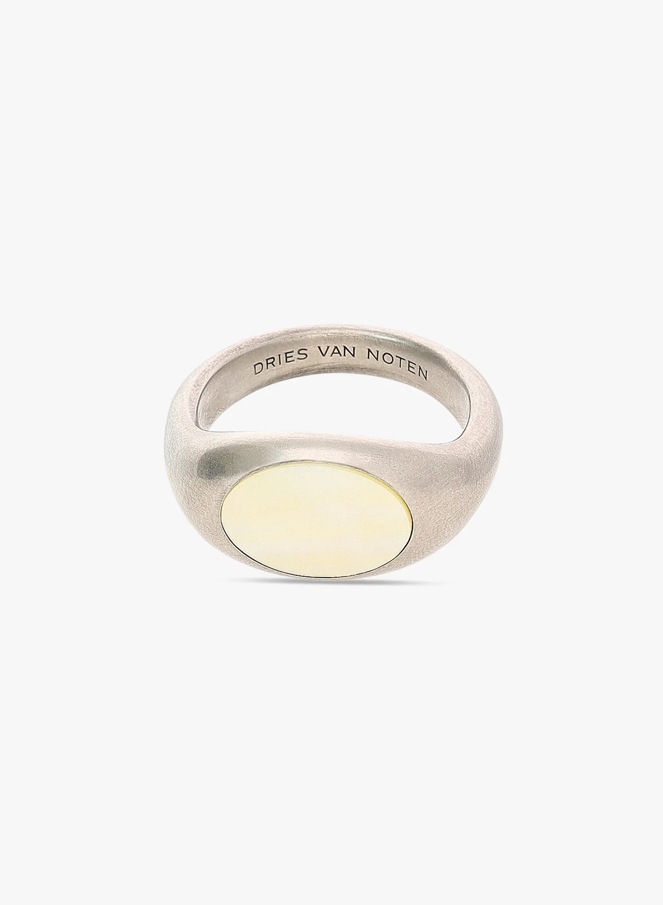 Thin stone signet ring - Image 3