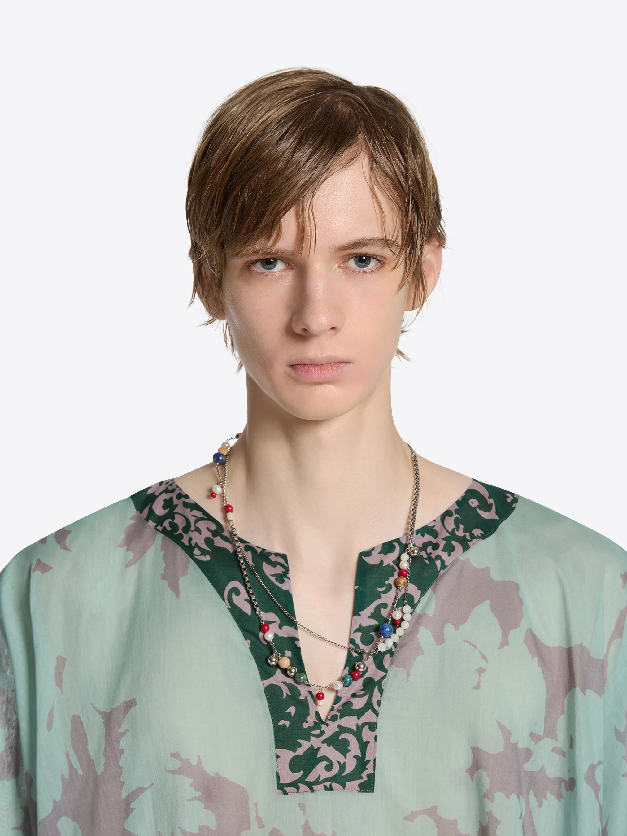 Double chain charm necklace - Image 4