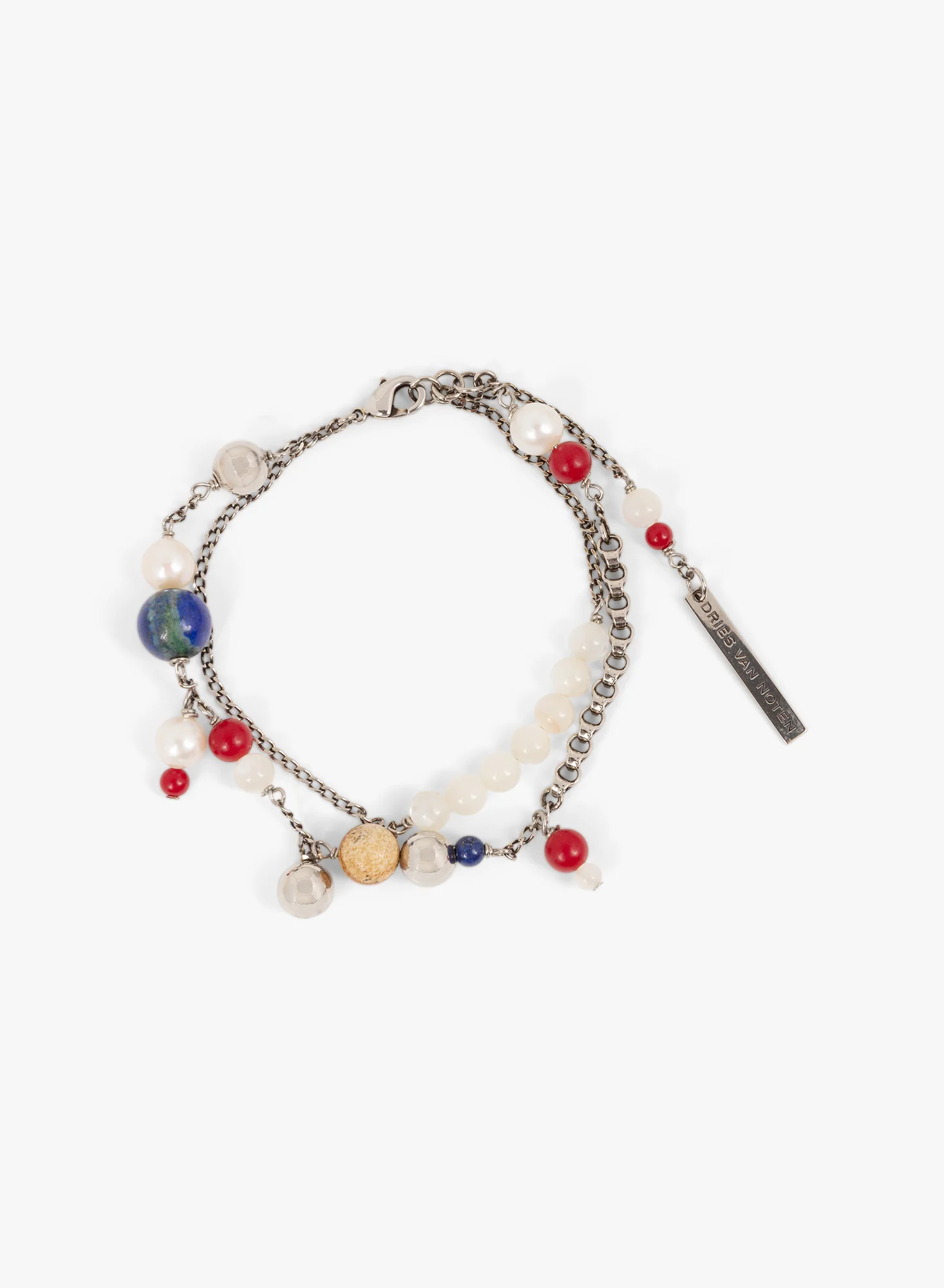 Double chain charm bracelet - Image 2