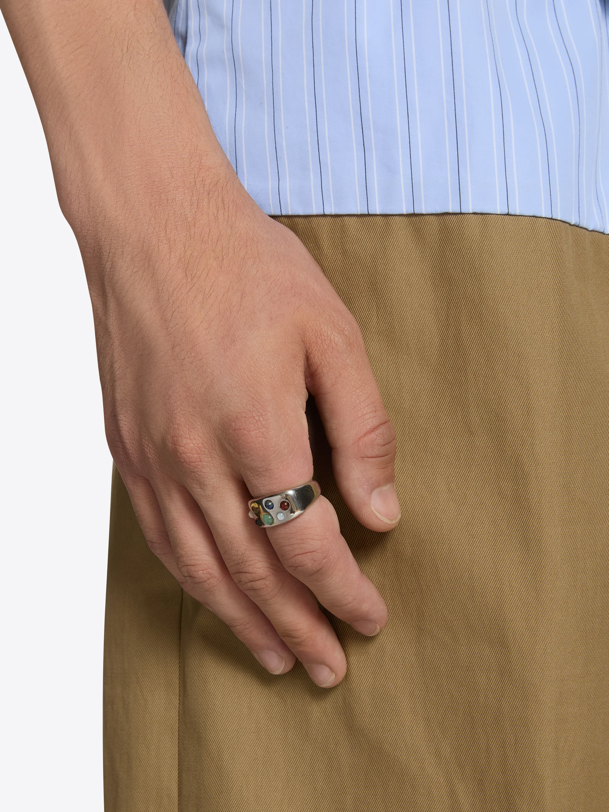 Multicolor stone ring - Image 4