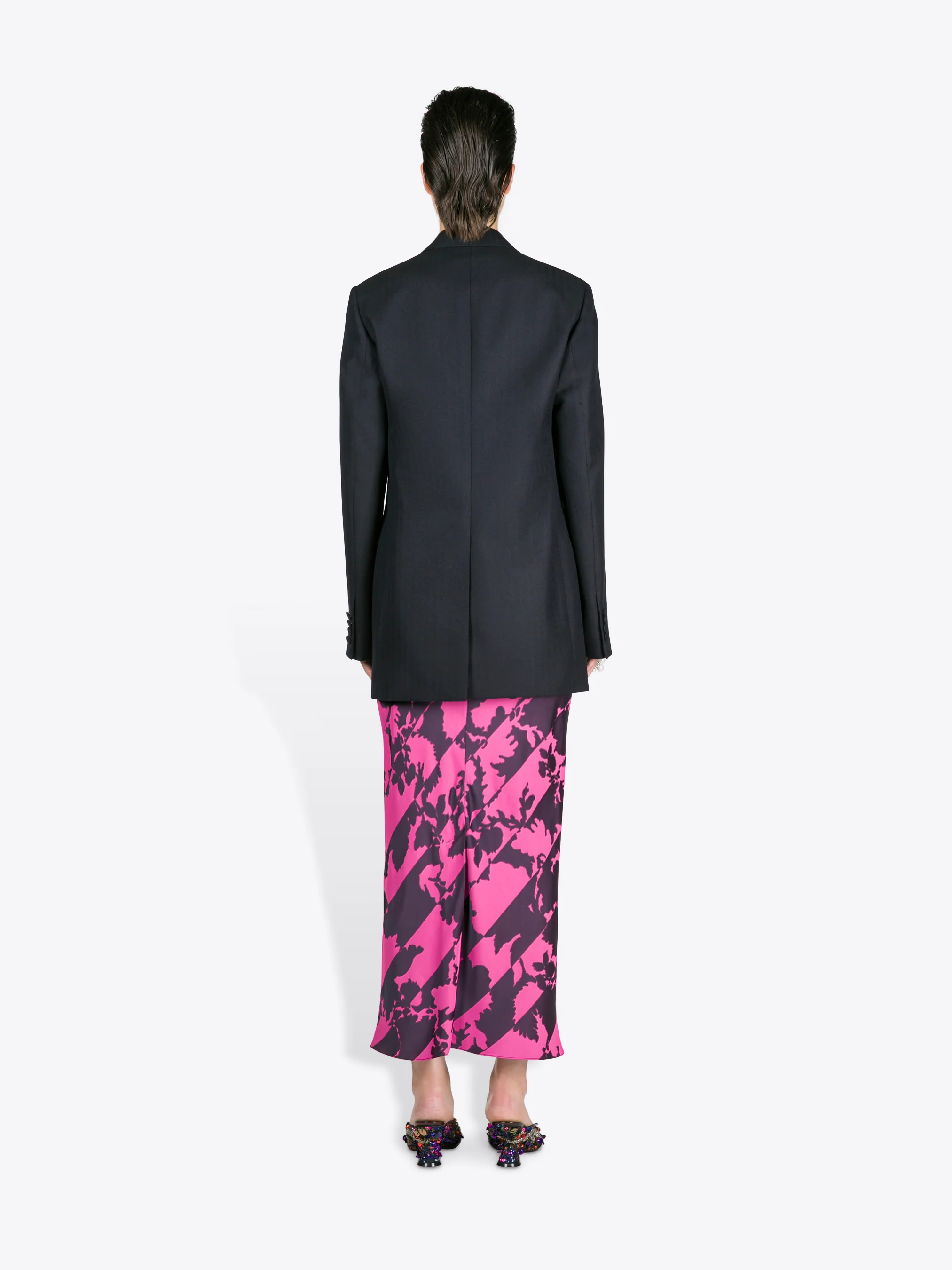 Loose fit wool blazer - Image 4