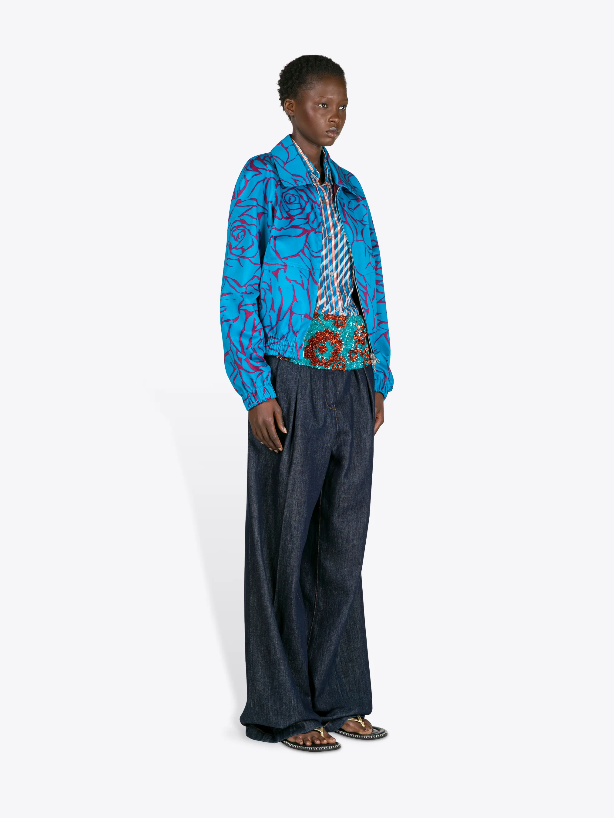 Reversible cotton blouson - Image 3