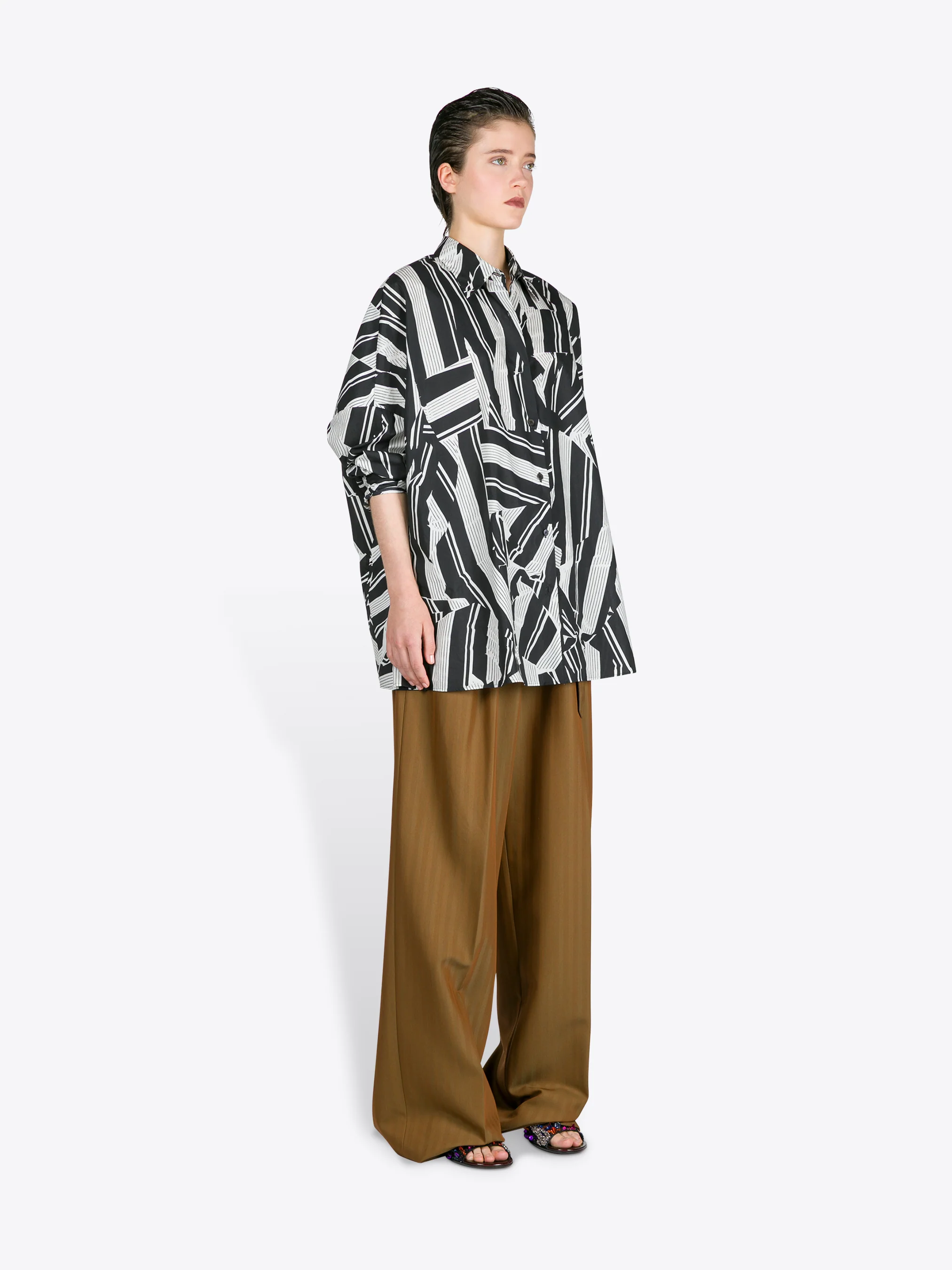Cotton cocoon shirt - Image 3