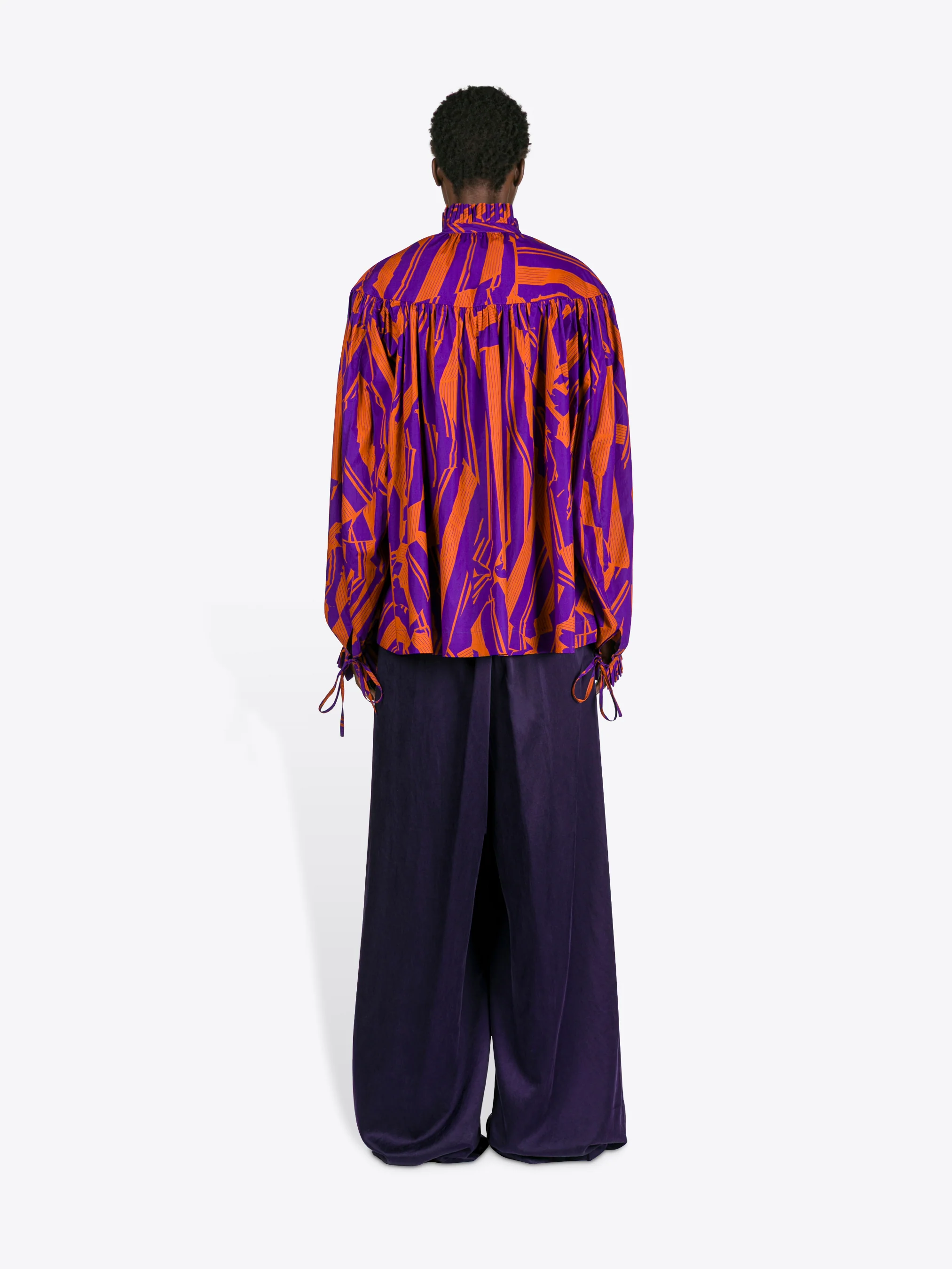 Ruffled cotton shirt - Image 4