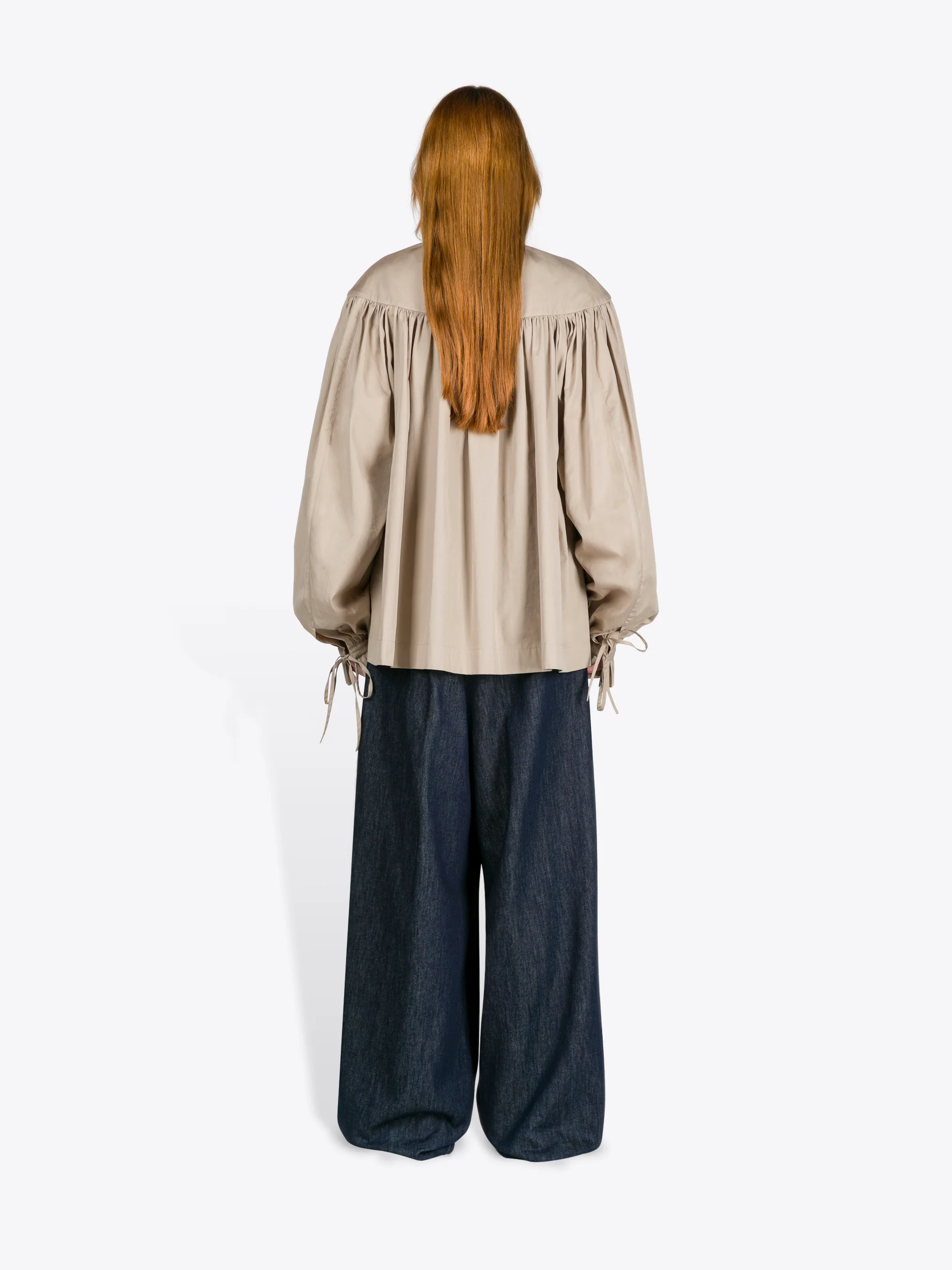 Ruffled cotton shirt - Image 4