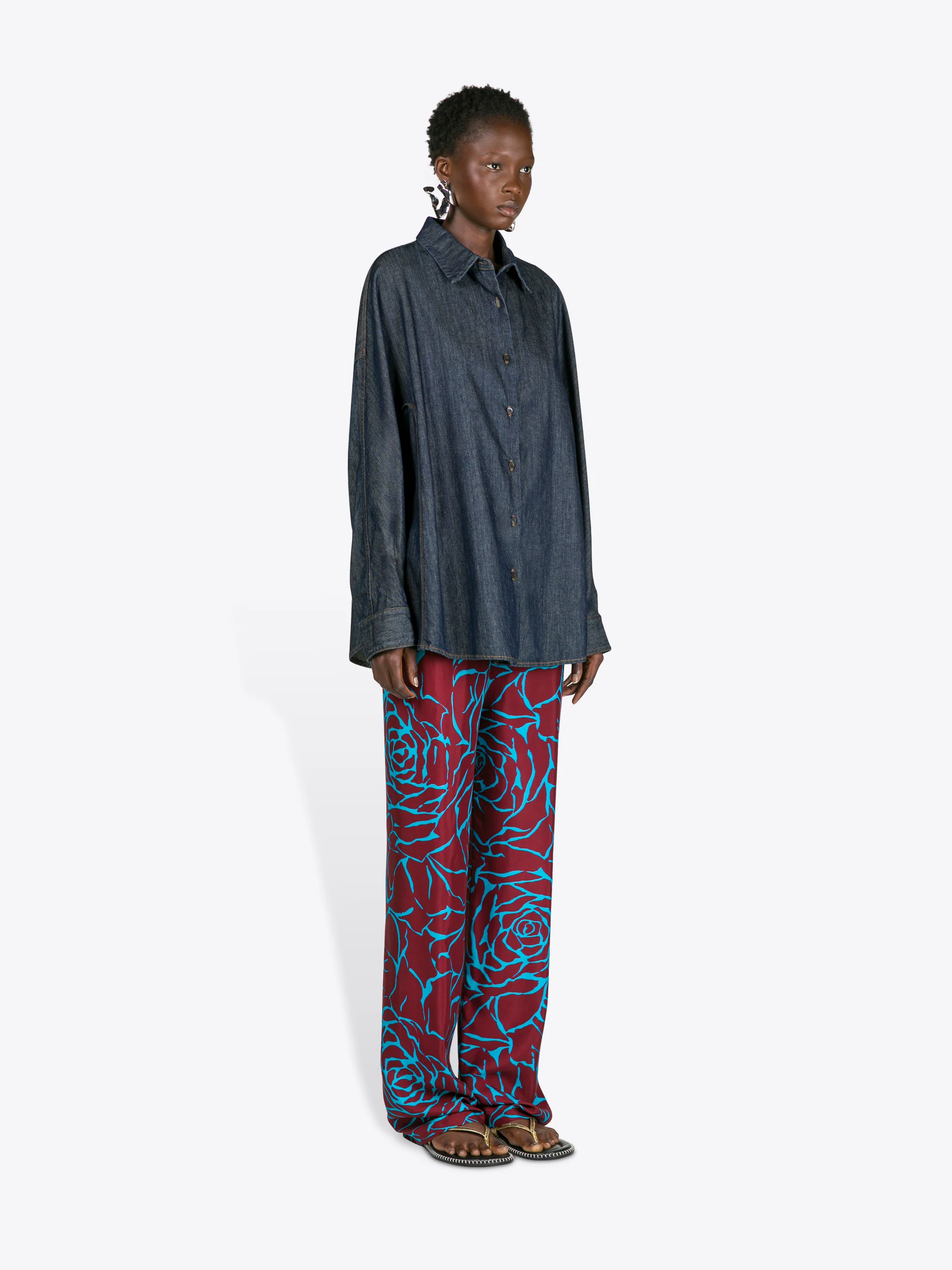 Denim cocoon shirt - Image 3