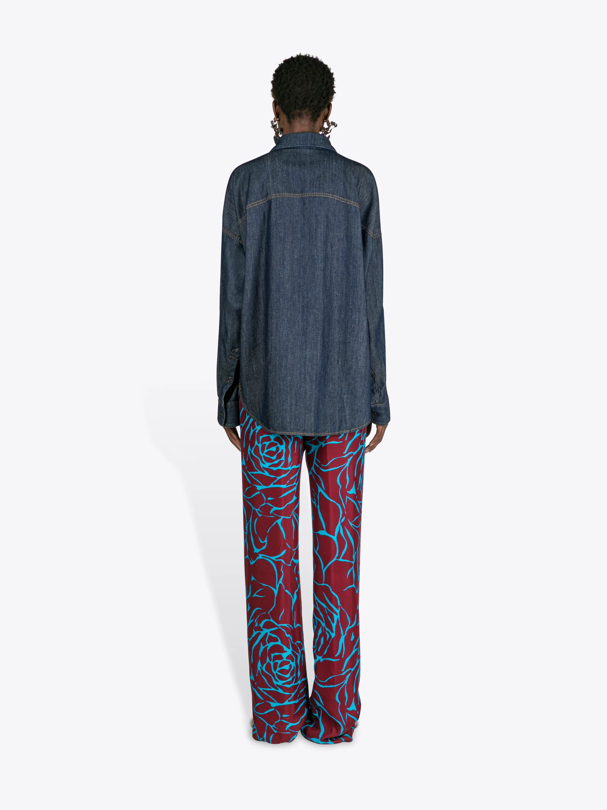 Denim cocoon shirt - Image 4