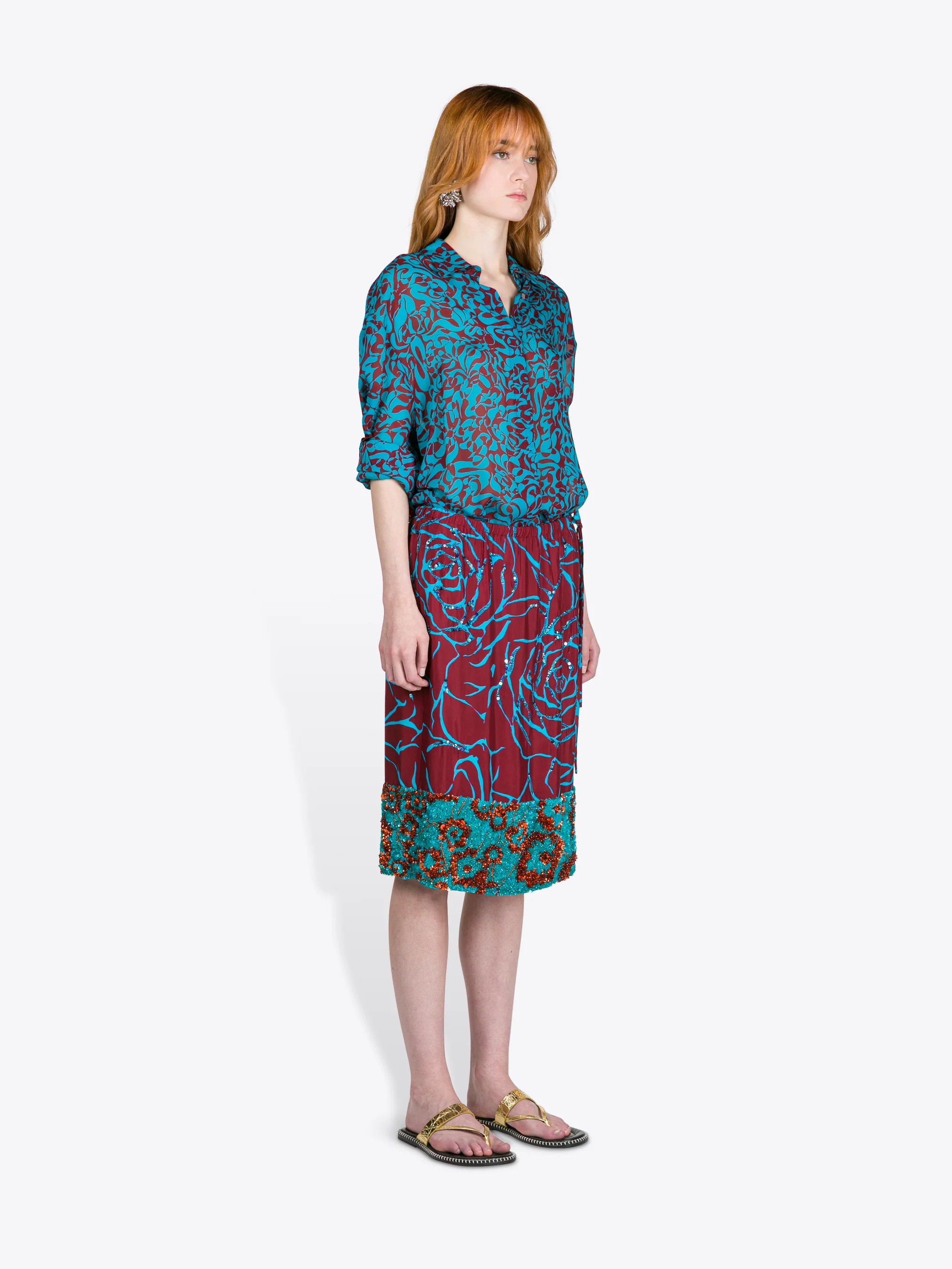 Loose viscose shirt - Image 3