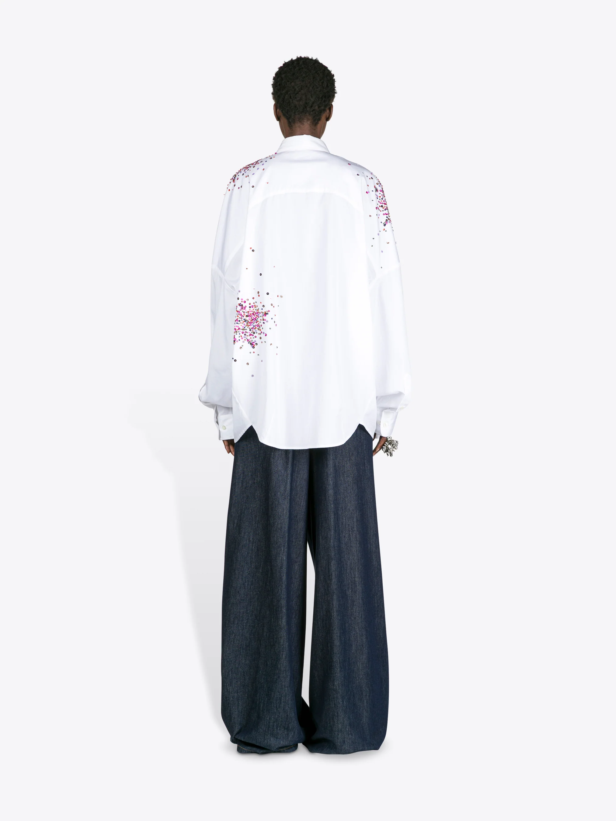 Embellished cocoon shirt - Image 4