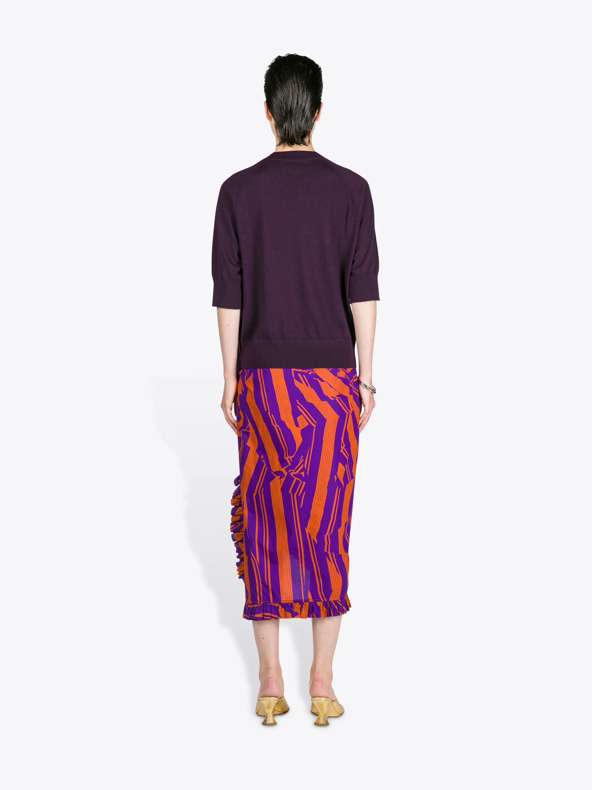 Ruffled cotton skirt - Image 4