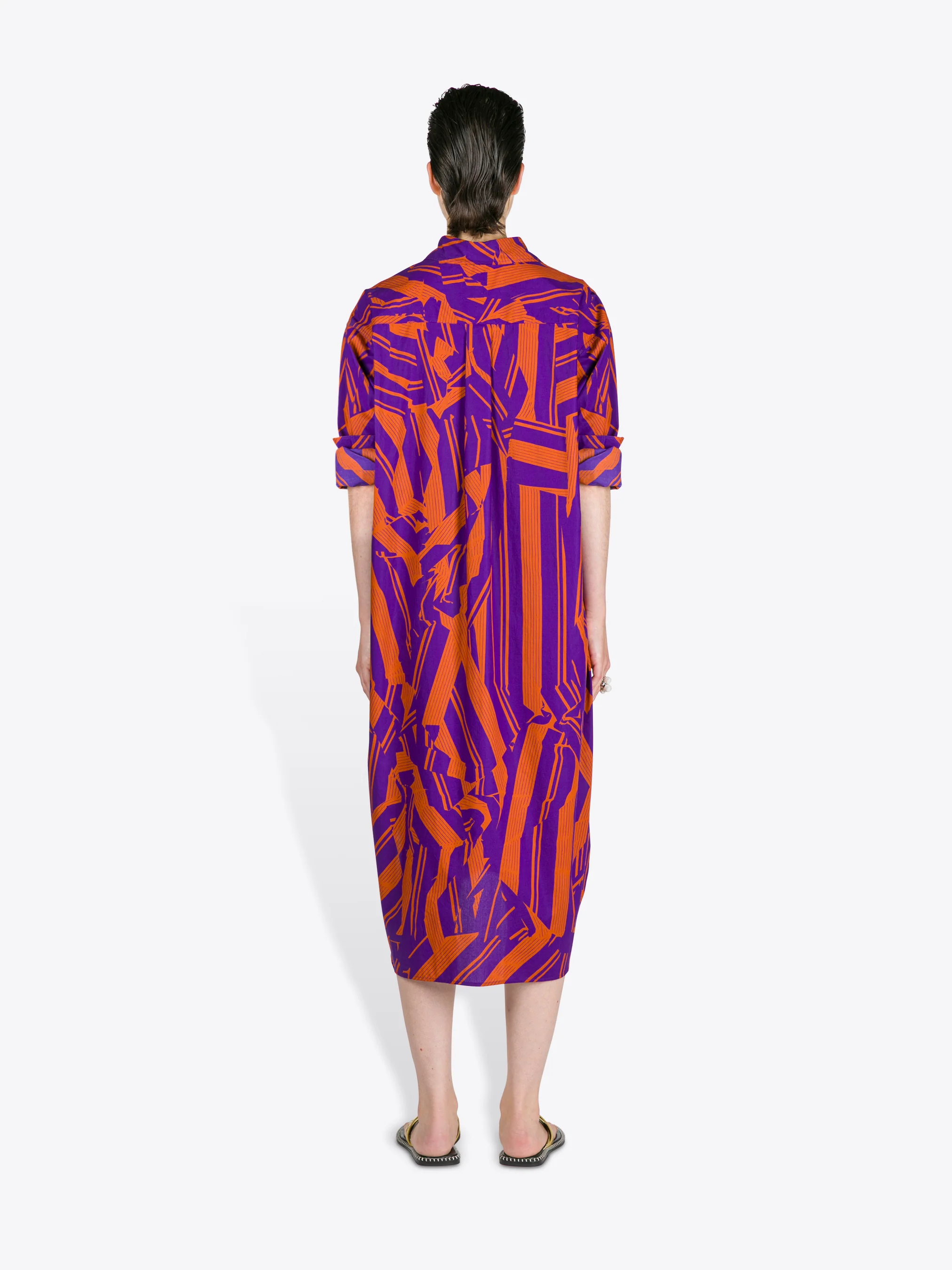 Cotton shirt dress - Image 4