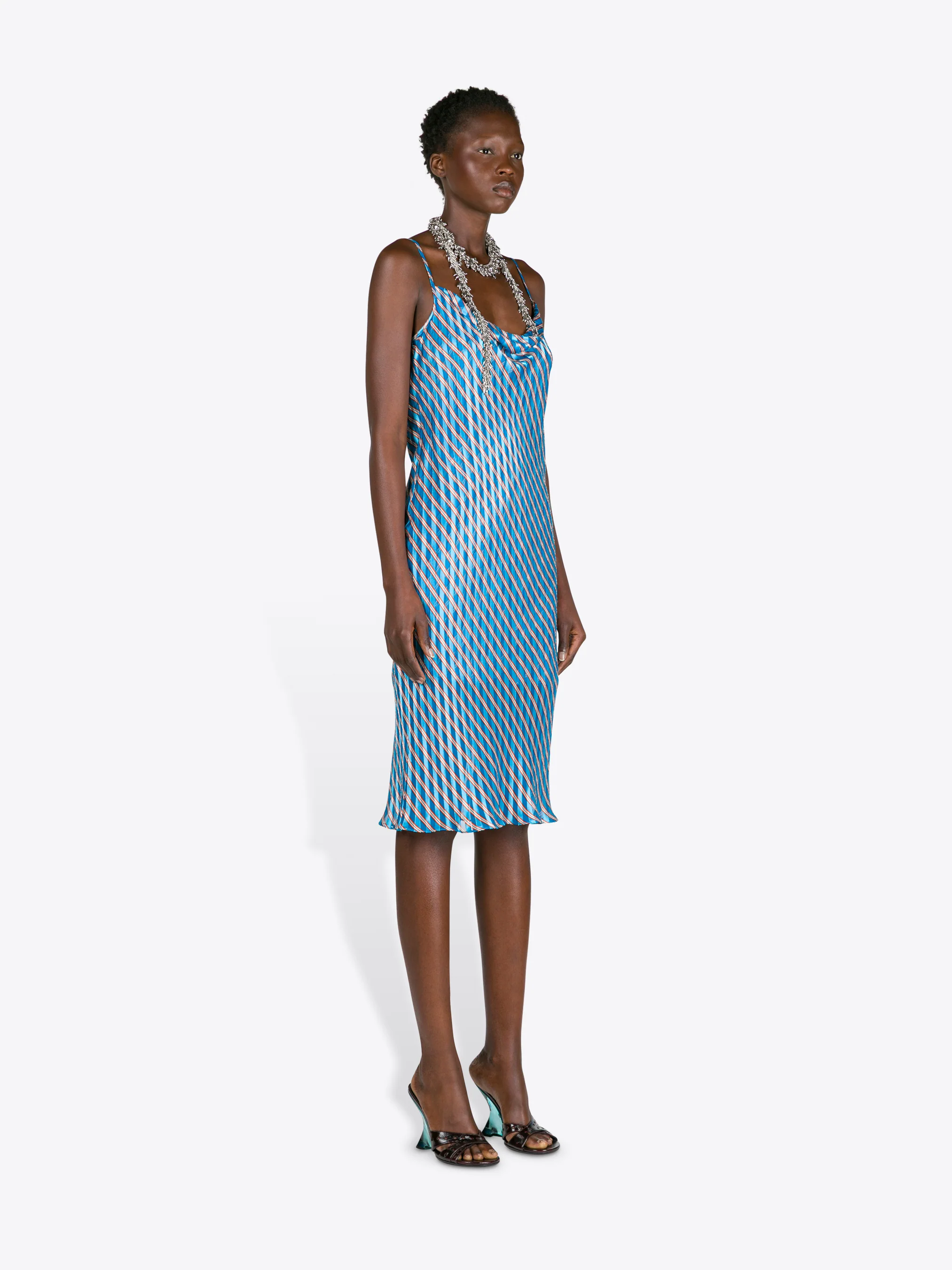 Devoré slip dress - Image 3