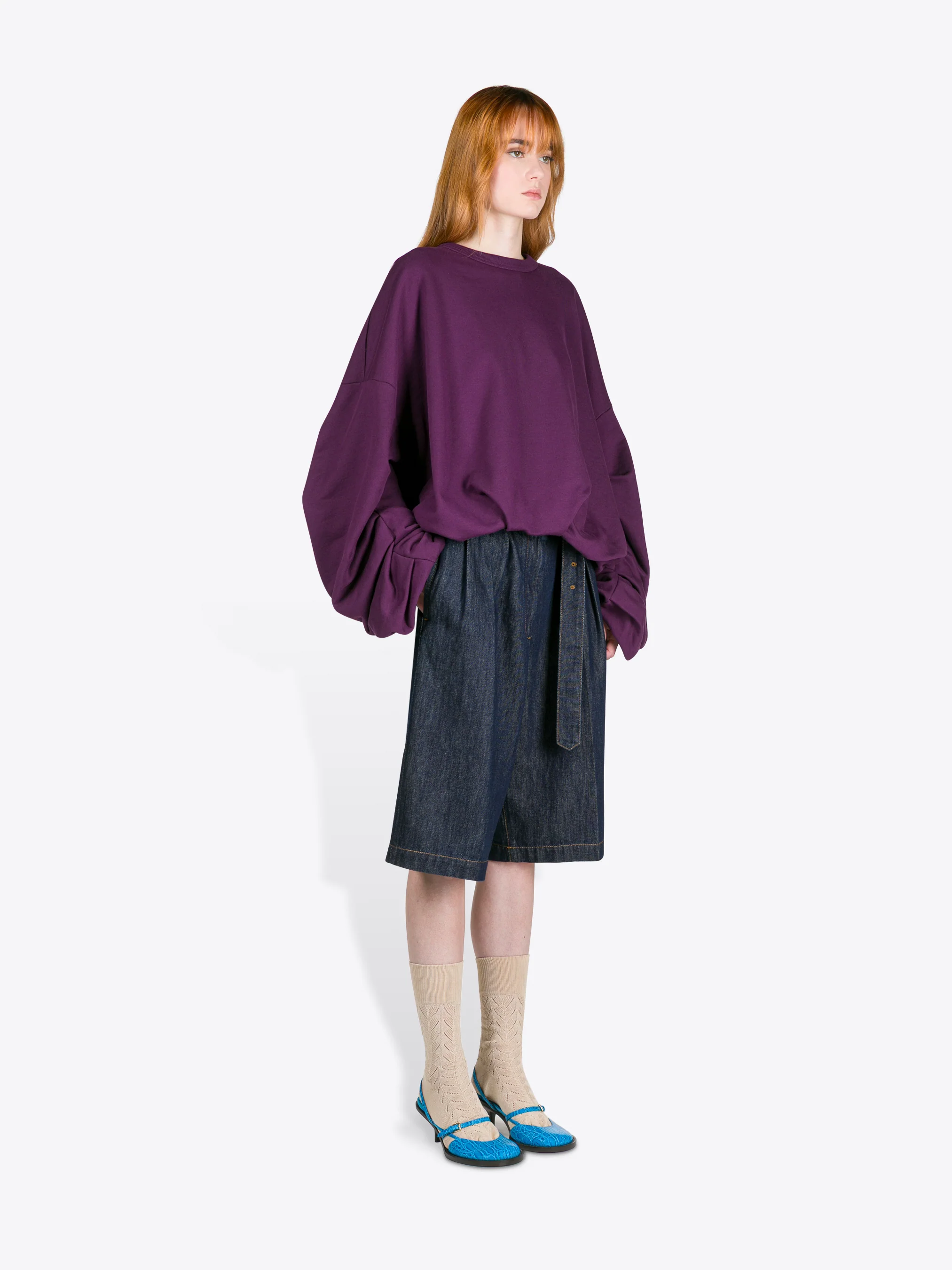 Draped sweatshirt - Image 3