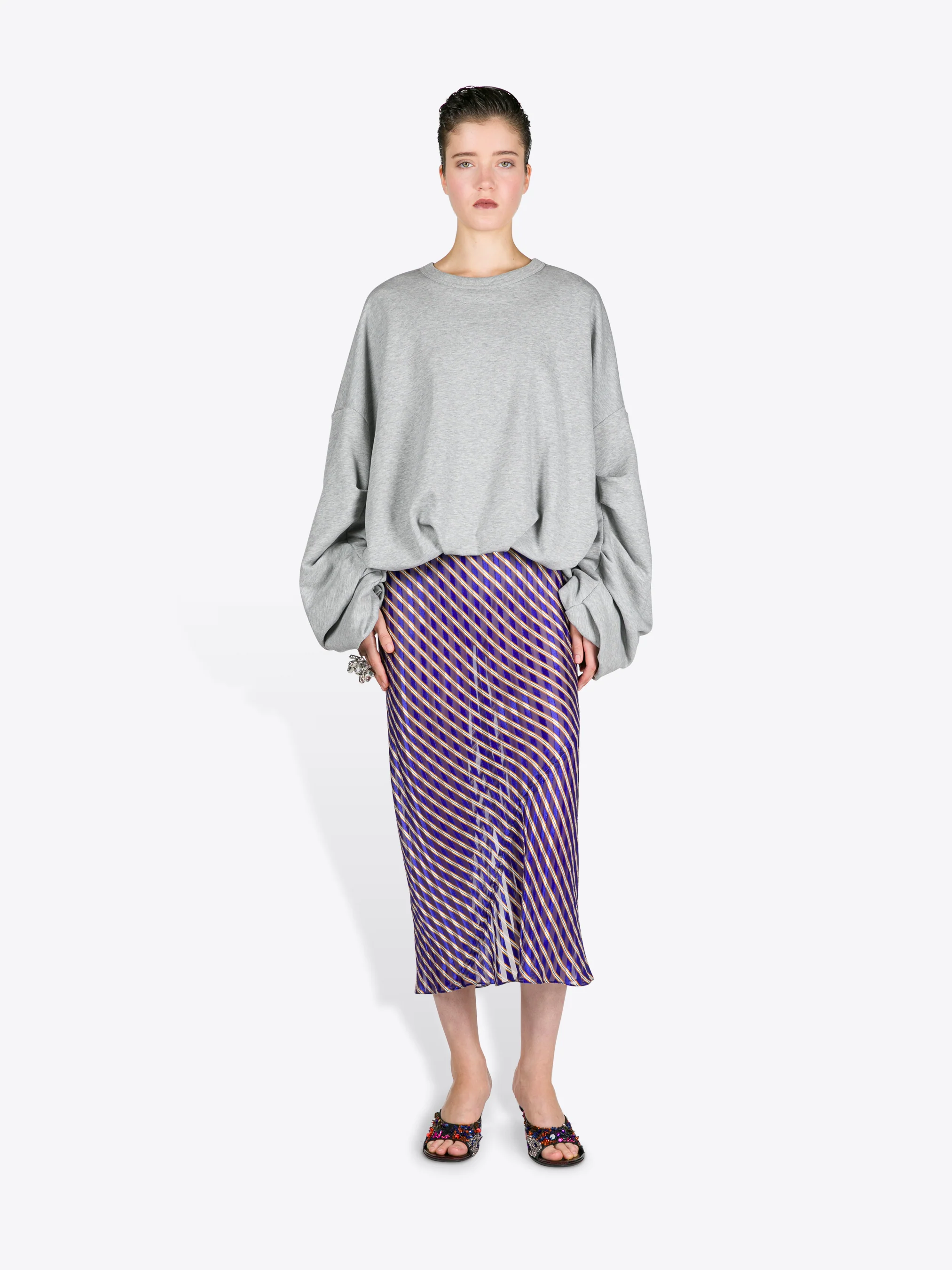 Draped sweatshirt - Image 6