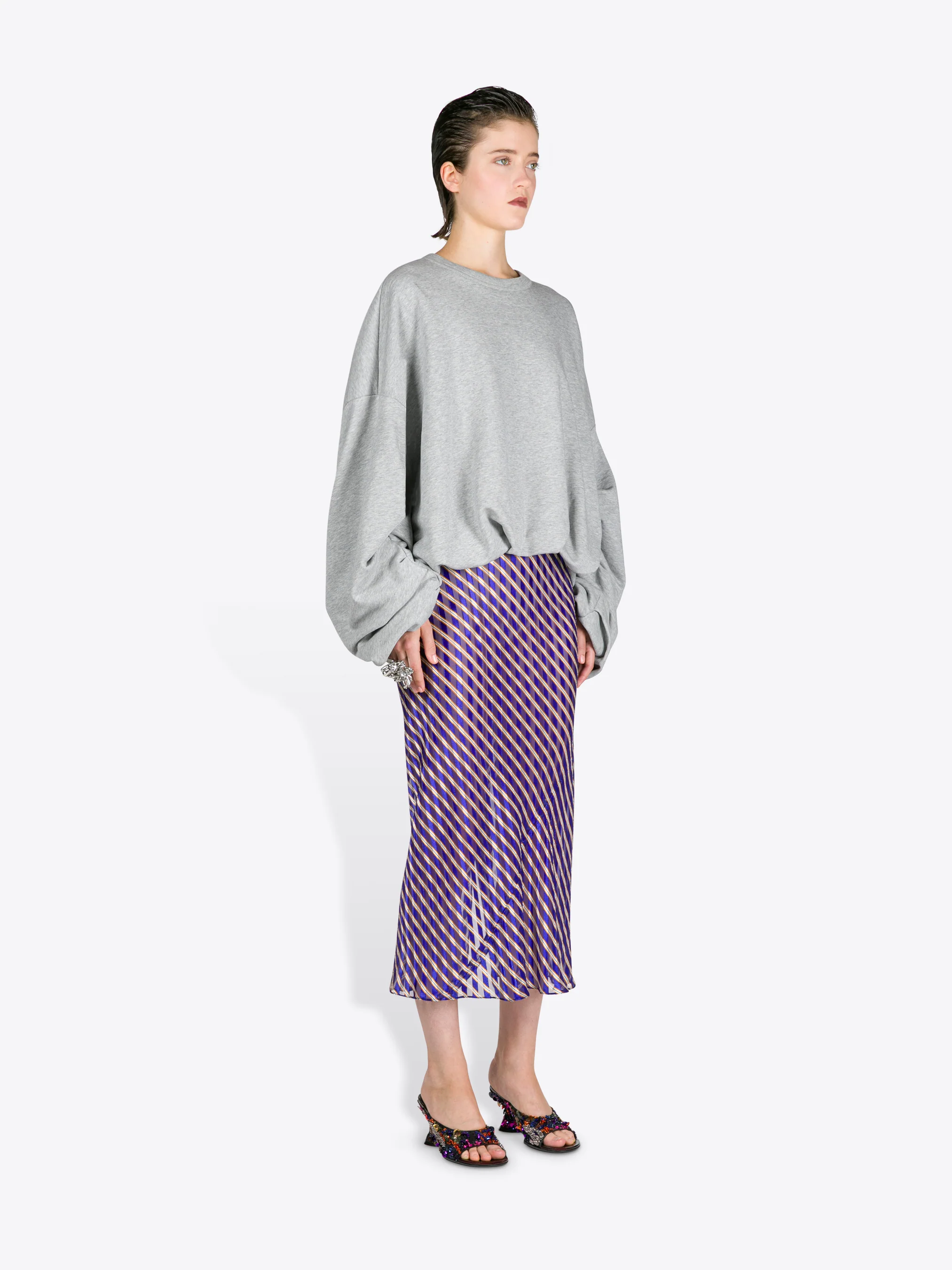 Draped sweatshirt - Image 7